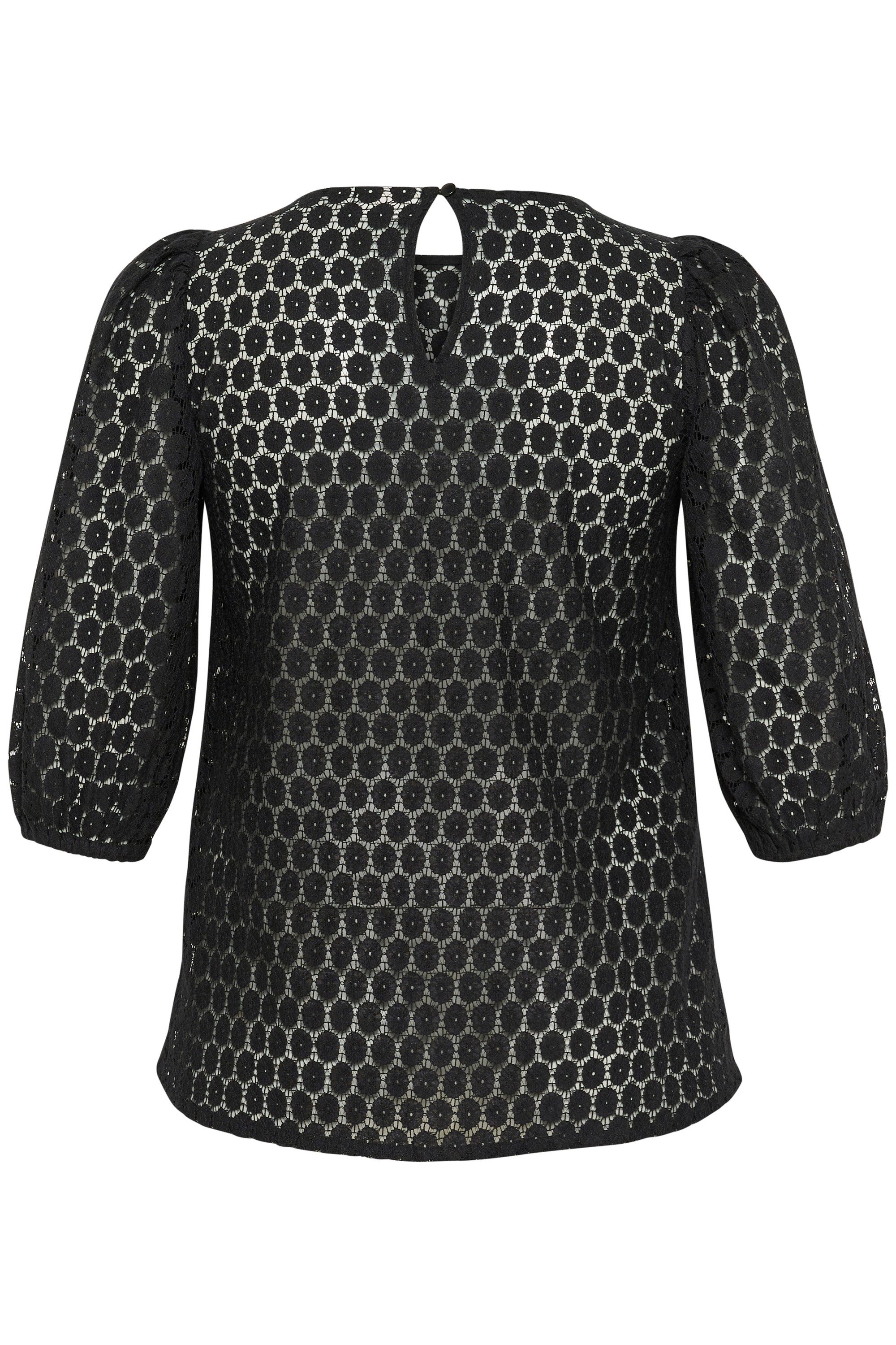 KAFFE Curve Langarmbluse Langarm-Bluse KClorena Große günstig online kaufen