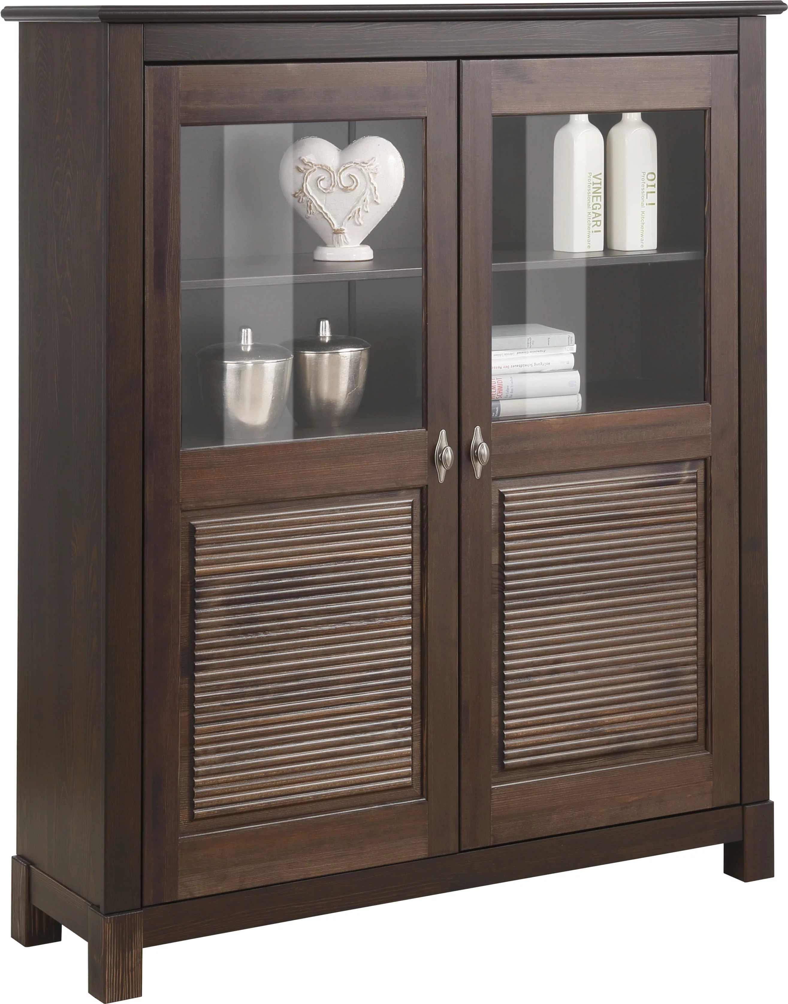 Home affaire Highboard "Rauna", Breite 111,6 cm, aus massiver Kiefer günstig online kaufen