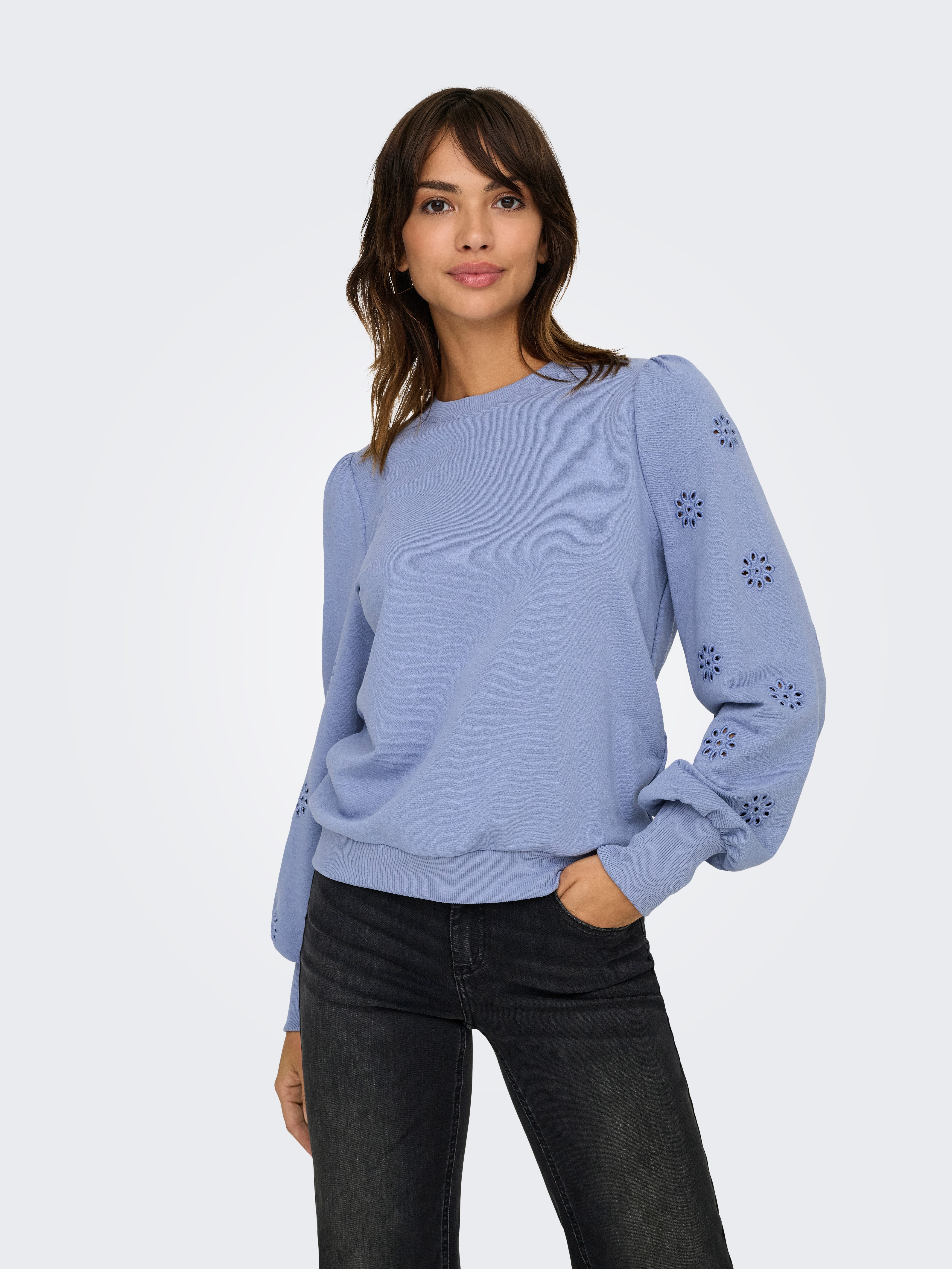ONLY Sweatshirt ONLFEMME L/S PUFF EMBROIDERY günstig online kaufen