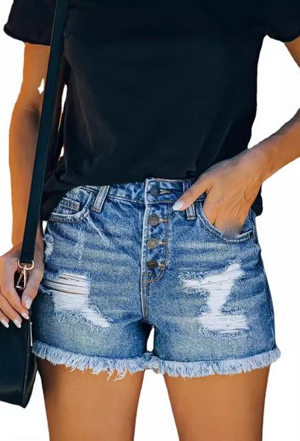 CHENIN Jeansshorts Multifunktionale damen-jeansshorts, street-riped-jeanssh günstig online kaufen