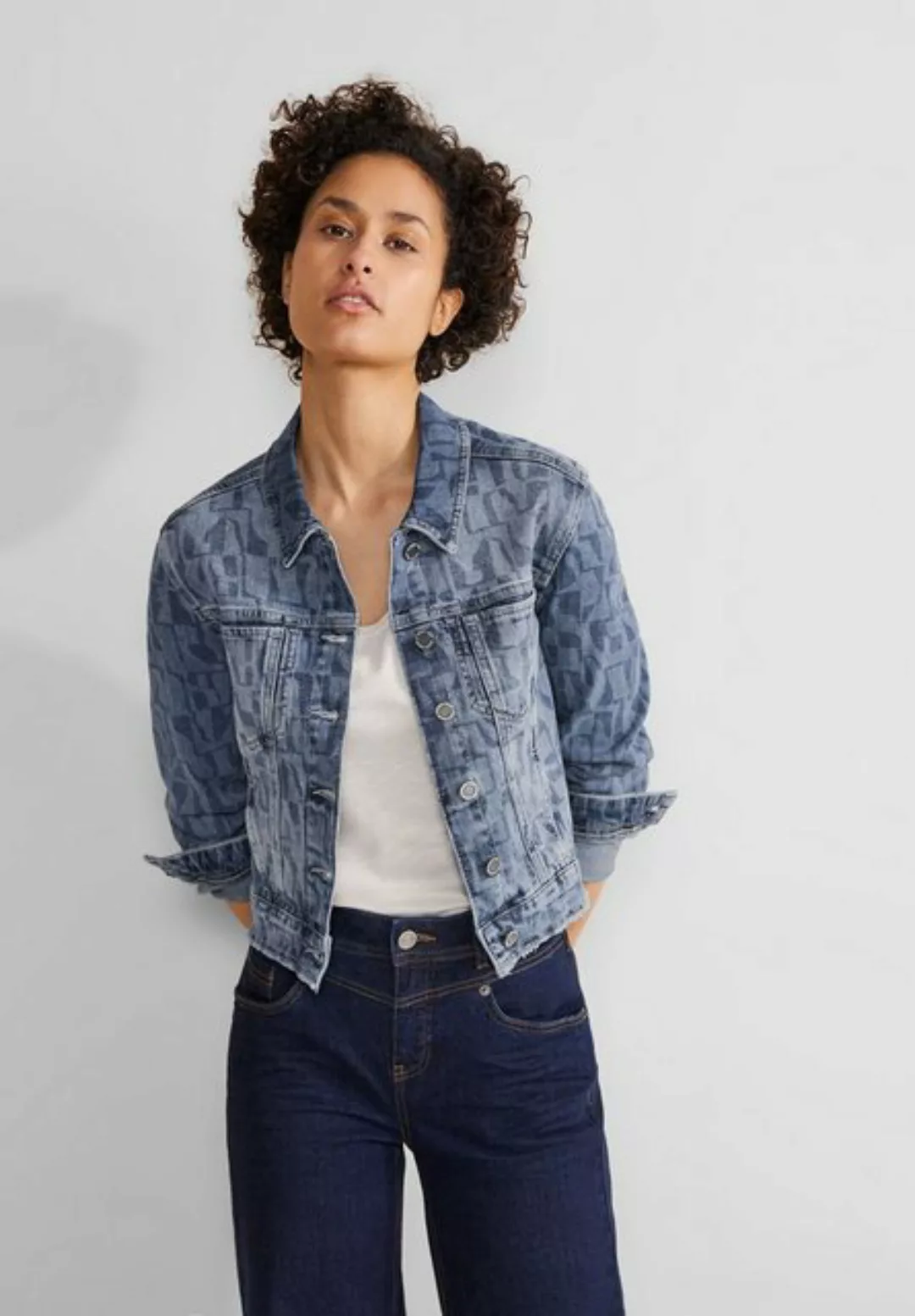 STREET ONE Jeansjacke mit Brusttaschen günstig online kaufen