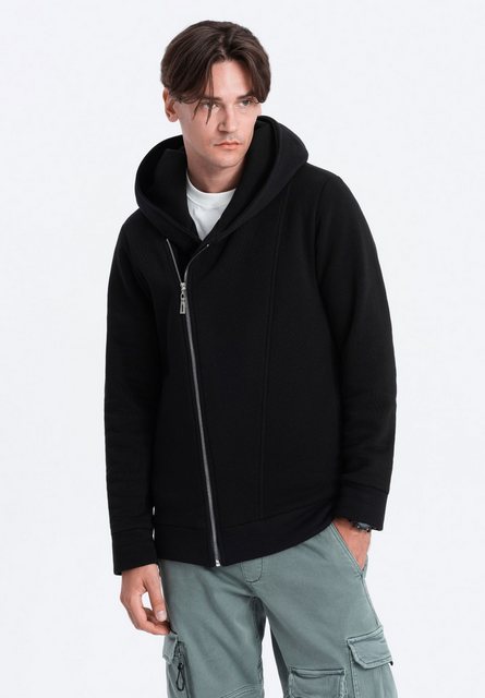 OMBRE Kapuzensweatshirt Asymmetrische Sweatshirts mit Kapuze und Reißversch günstig online kaufen
