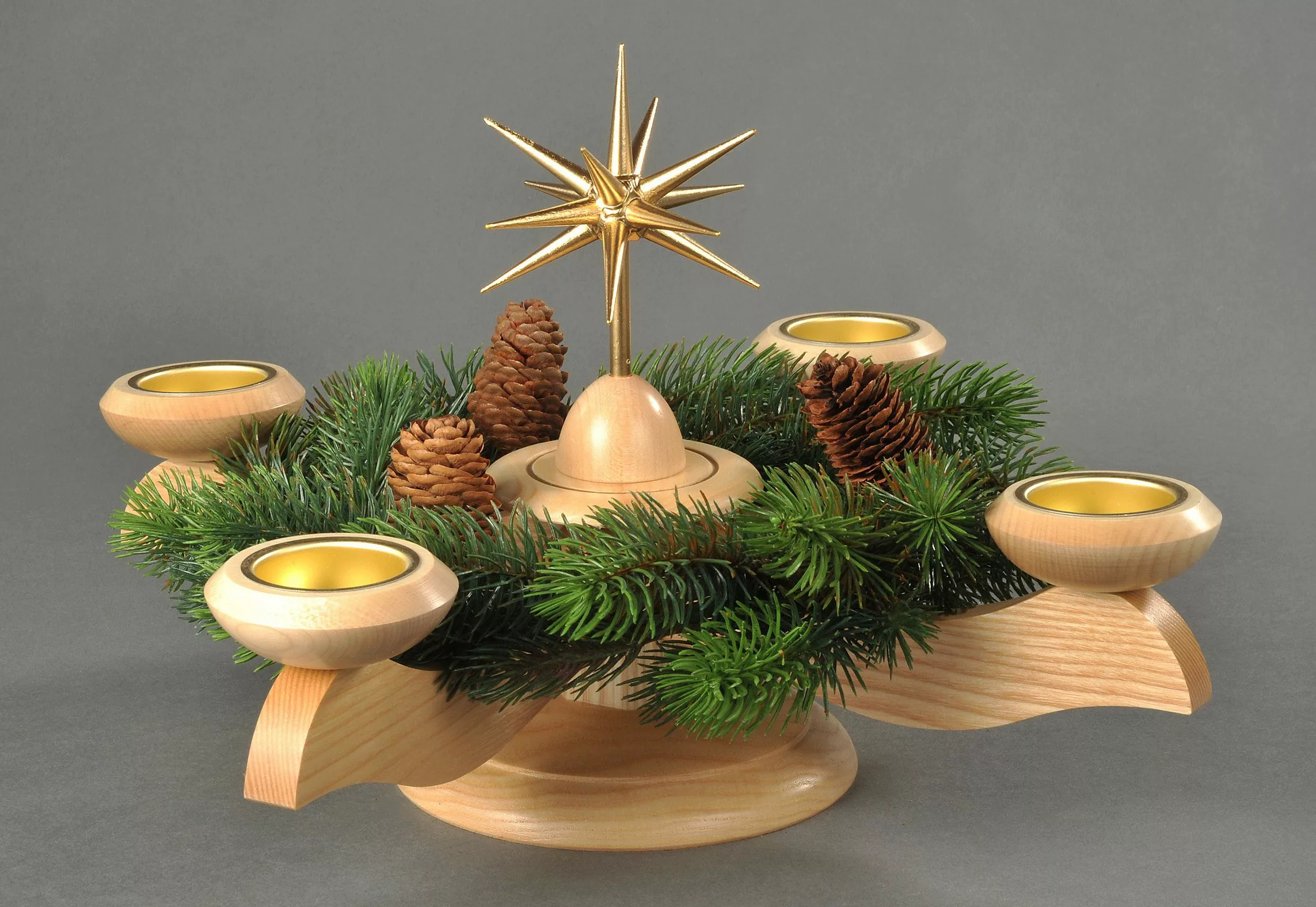 Albin Preissler Adventsleuchter "Weihnachtsstern, Weihnachtsdeko", Ø 29 cm, günstig online kaufen