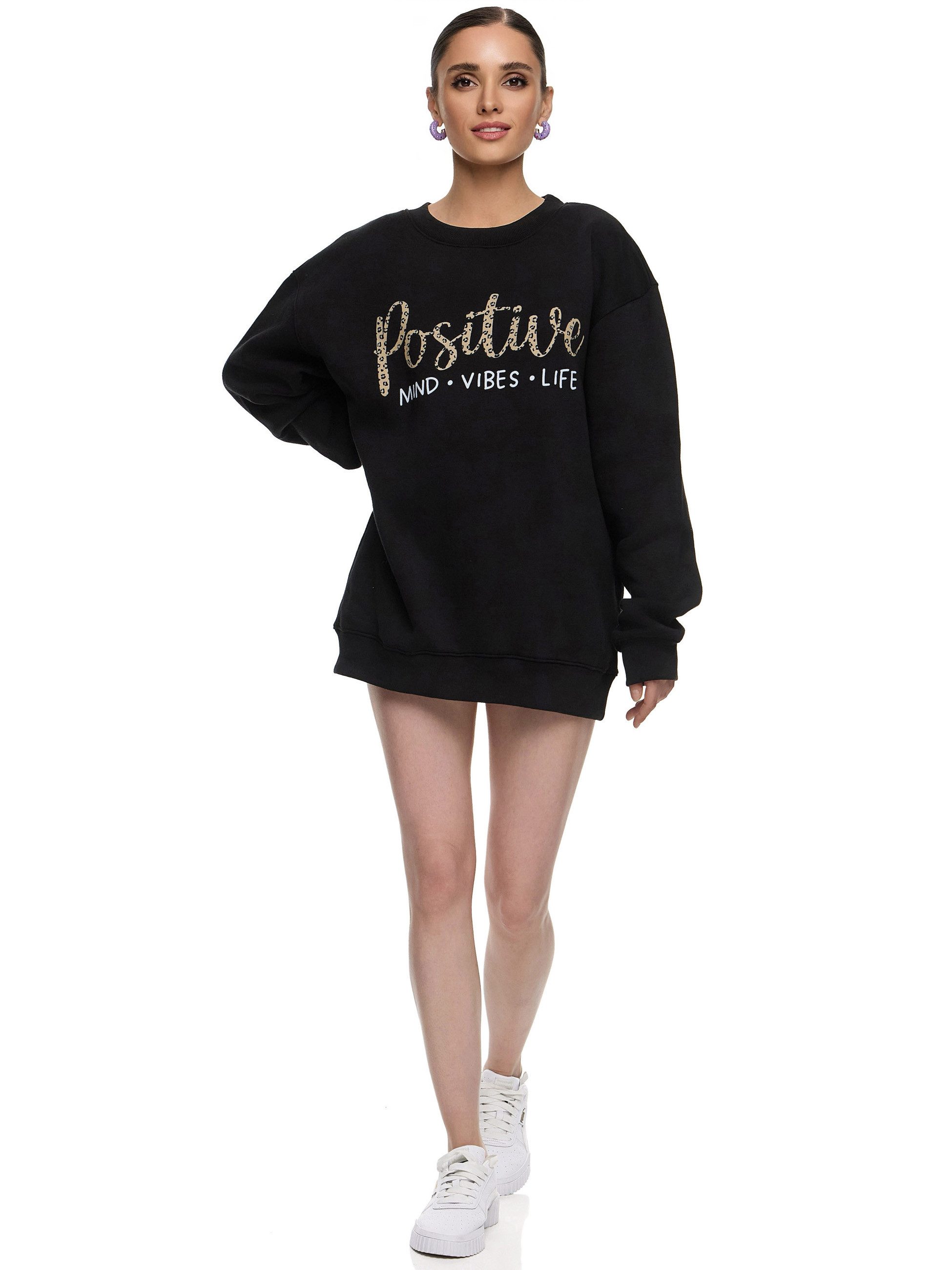 Worldclassca Sweatshirt Worldclassca Oversized Sweatshirt POSITIVE günstig online kaufen