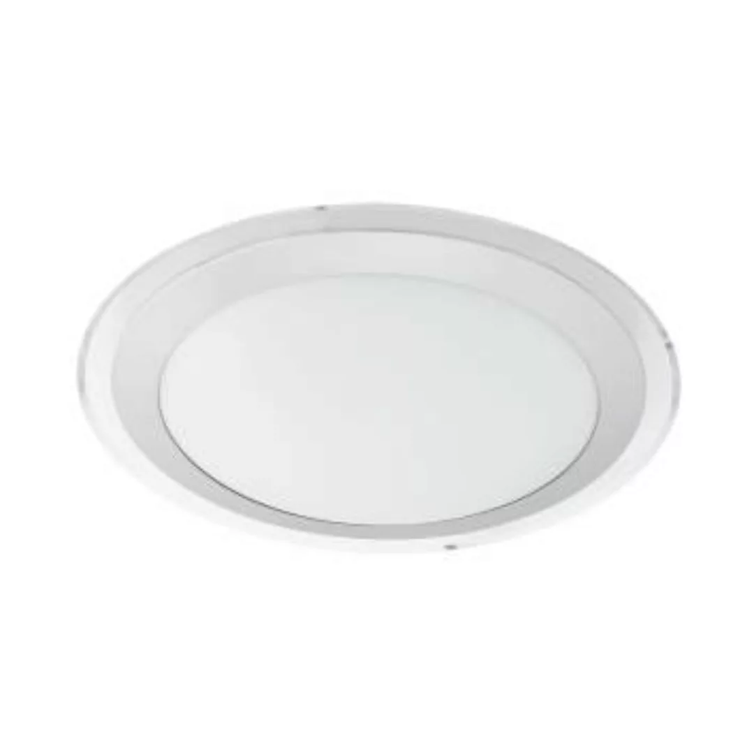 LED Deckenleuchte Competa 1 Silber Ø33,5cm günstig online kaufen