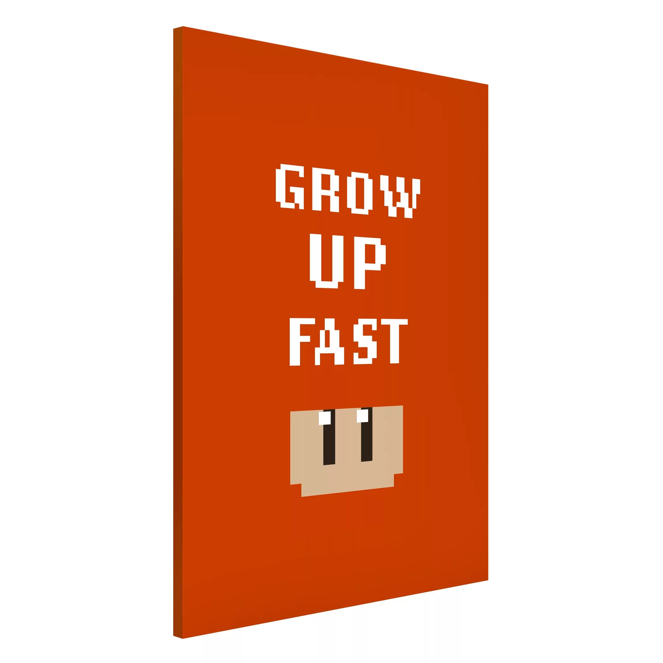 Magnettafel Video Game Grow Up Fast In Red günstig online kaufen