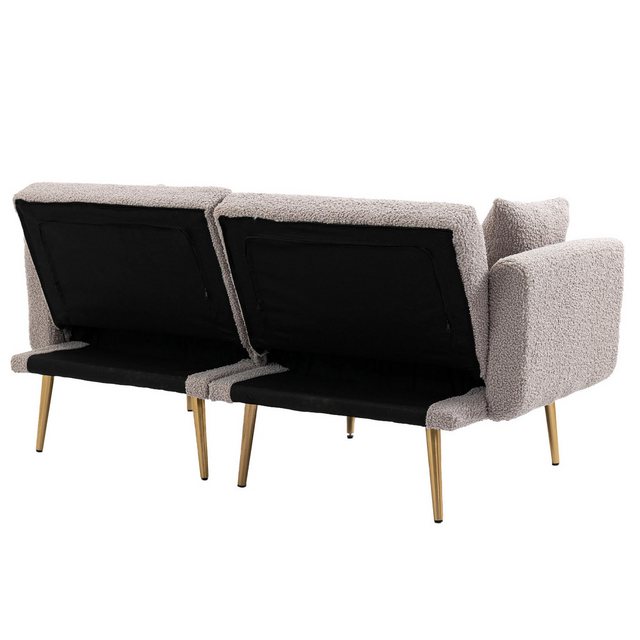 IDEASY Loungesofa umwandelbares 3-fach verstellbares Schlafsofa, 161.97*77. günstig online kaufen