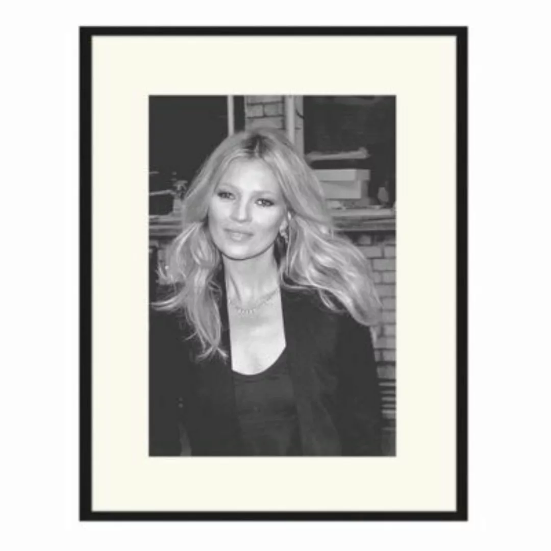Any Image Wandbild Kate Moss schwarz Gr. 60 x 80 günstig online kaufen