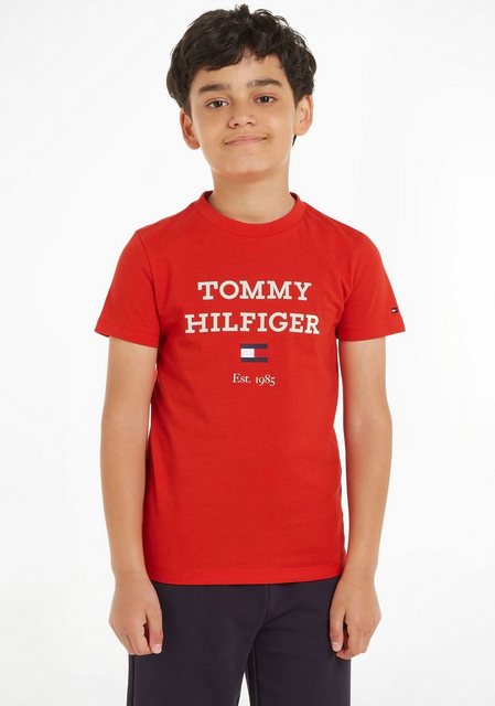 Tommy Hilfiger T-Shirt TH LOGO TEE S/S mit großem Logoschriftzug günstig online kaufen
