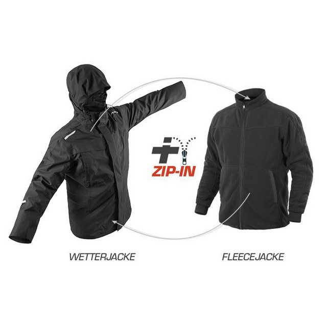 QUALITEX HIGH QUALITY WORKWEAR Allwetterjacke Allwetter-Duo Fleece- & Arbei günstig online kaufen