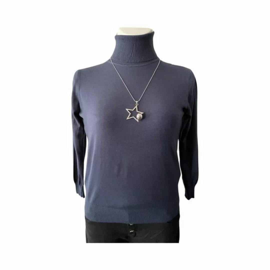 Fashion and Sports Strickpullover Feinstrick Pullover mit Rollkragen günstig online kaufen