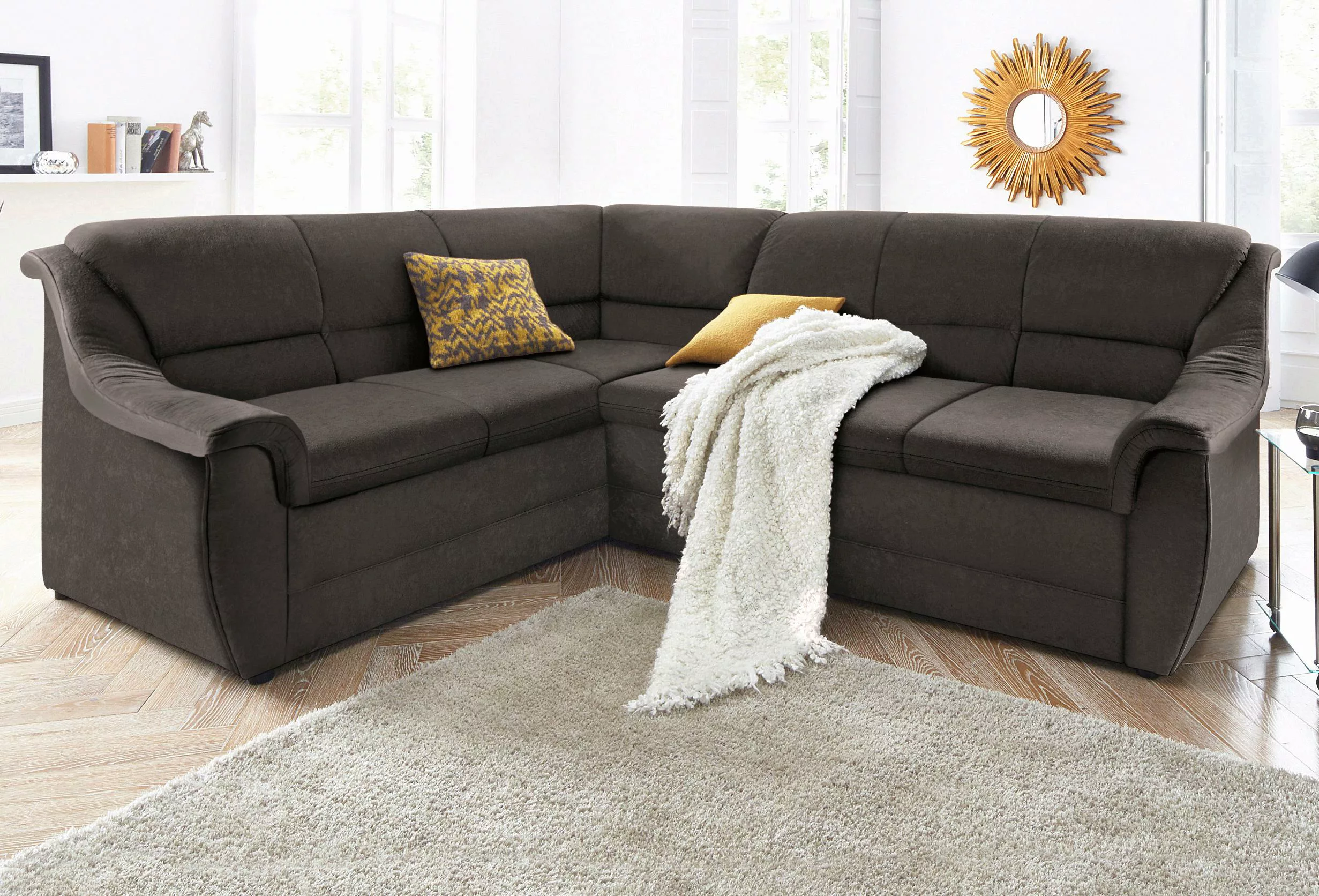 DOMO collection Ecksofa »Lale zeitlose Formensprache, komfortabel, L-Form«, günstig online kaufen