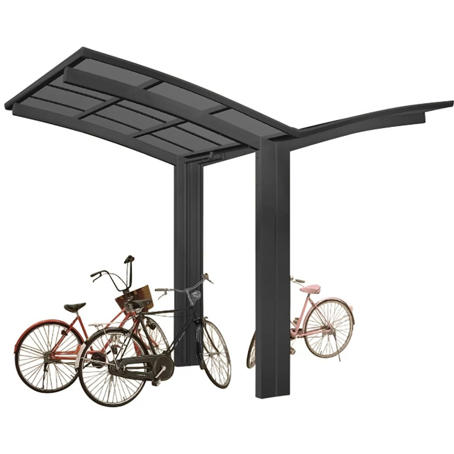 Ximax Alu Carport Portoforte Mini Typ 60 Schwarz 404 cm x 254 cm Sonderfert günstig online kaufen