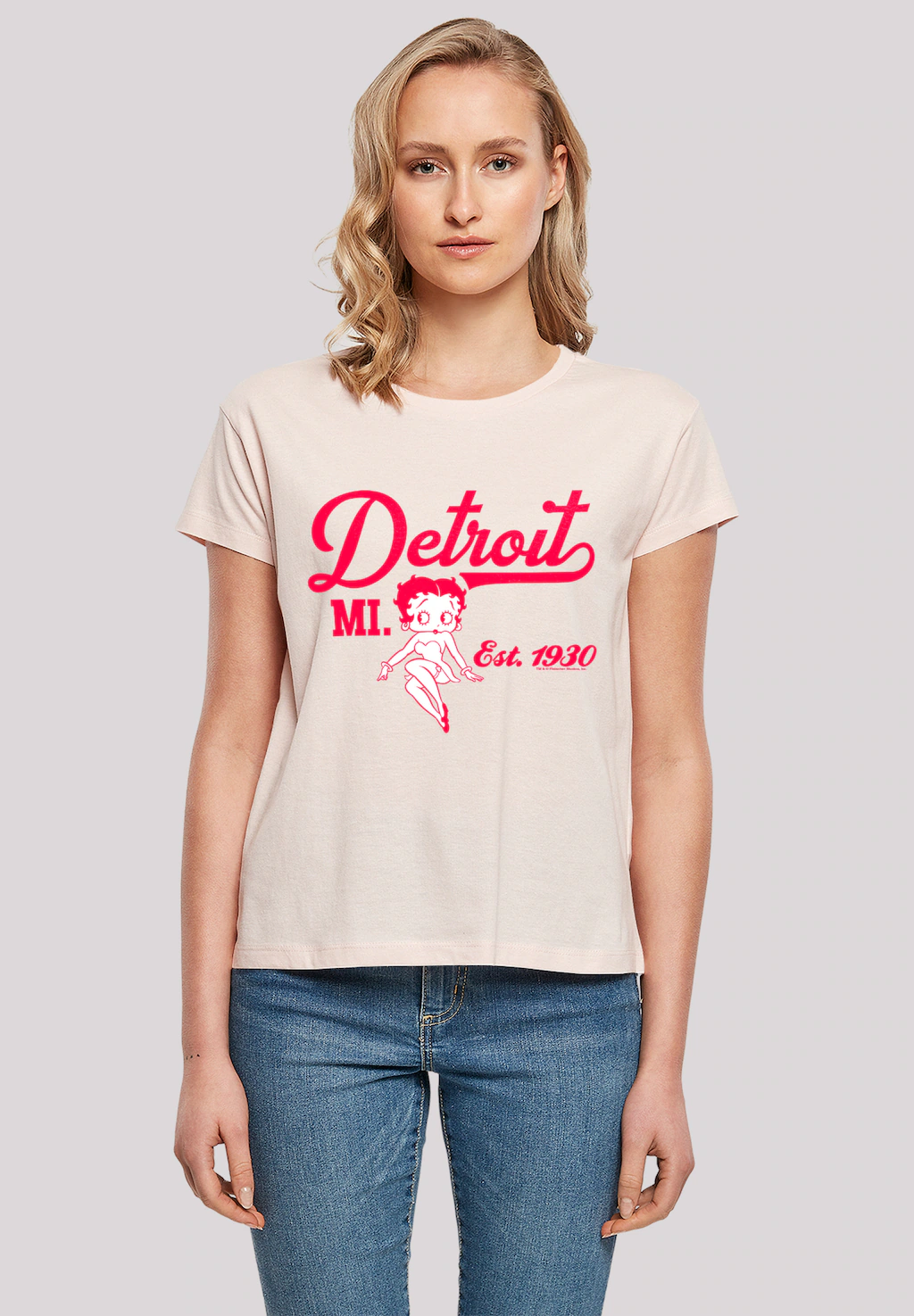 F4NT4STIC T-Shirt "Betty Boop Detroit MI. Est 1930", Premium Qualität günstig online kaufen
