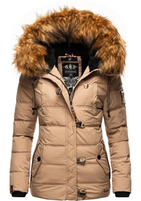 Navahoo Winterjacke Zoja stylische Steppjacke mit Kunstpelz Kapuze günstig online kaufen