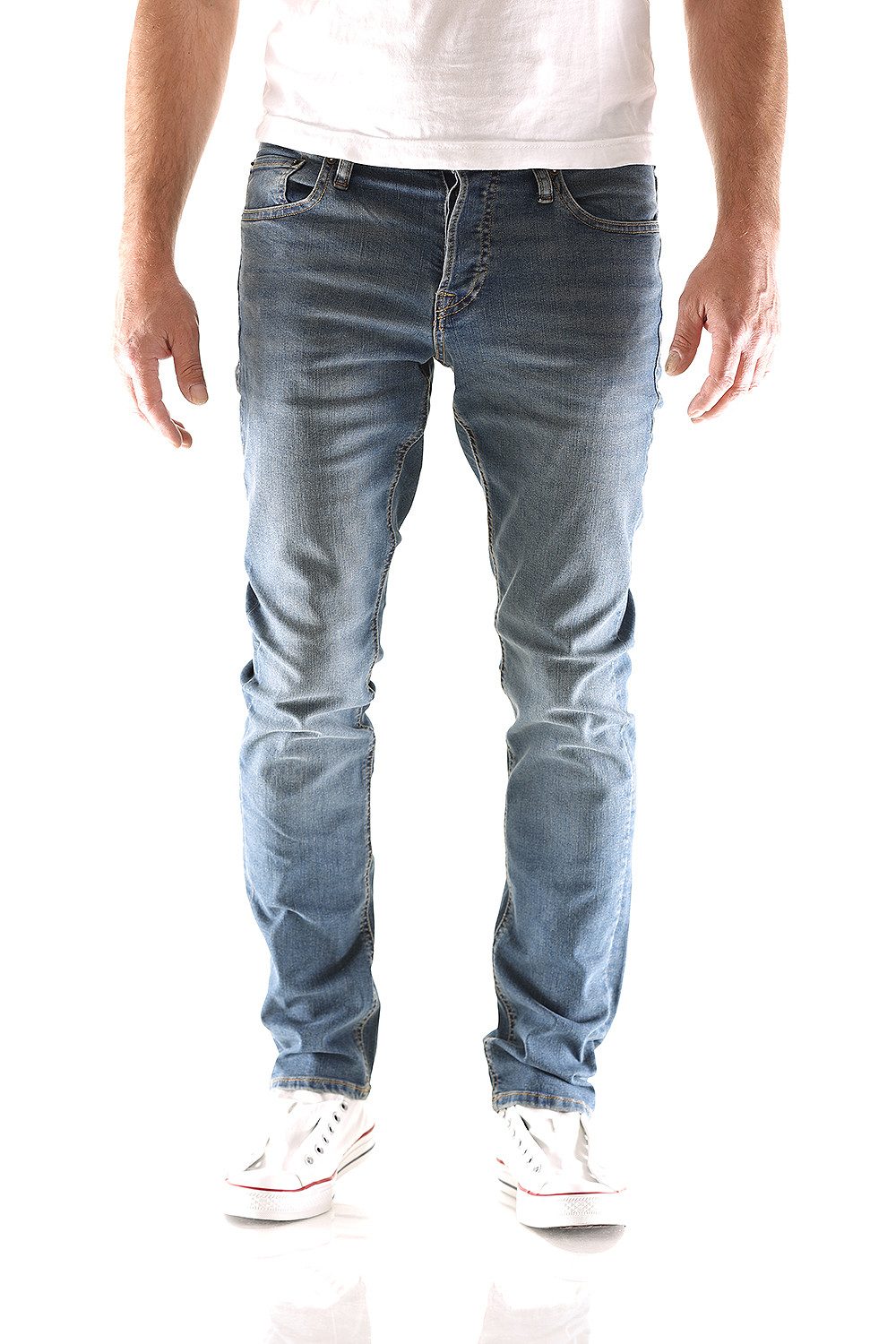 Jack & Jones Slim-fit-Jeans "JJIGLENN Slim-Fit mit Stretch und praktischer günstig online kaufen