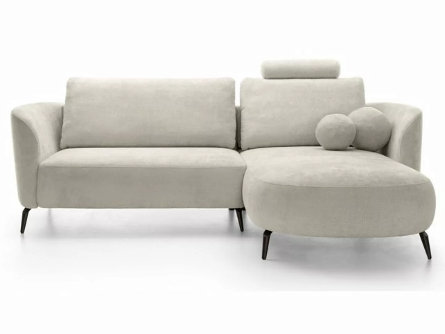 Goldstoff Ecksofa Zenit – L-förmiges Sofa mit Schlaffunktion, Stauraum & De günstig online kaufen