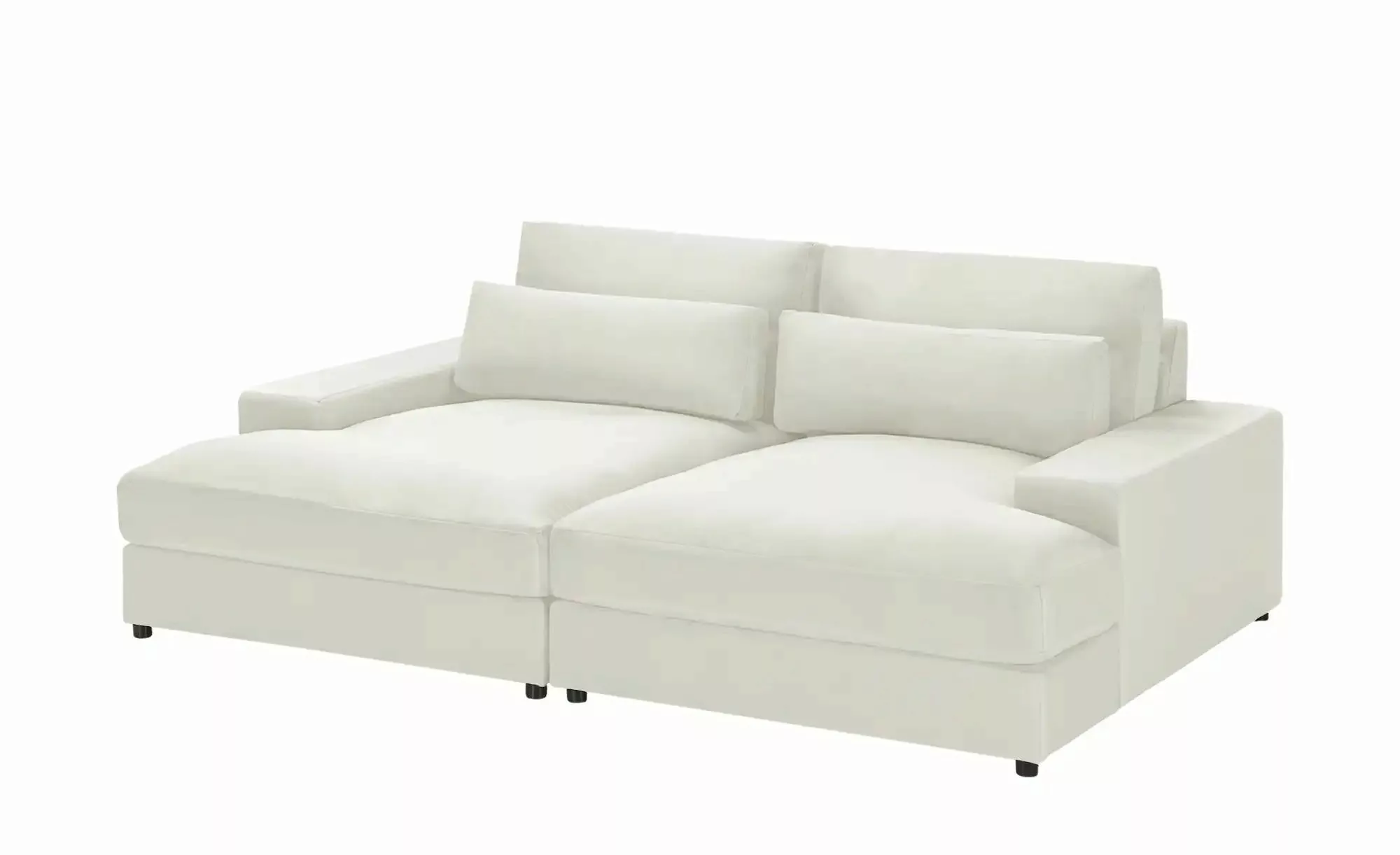 Lounge Sofa  Branna ¦ beige ¦ Maße (cm): B: 232 H: 88 T: 164 Polstermöbel > günstig online kaufen