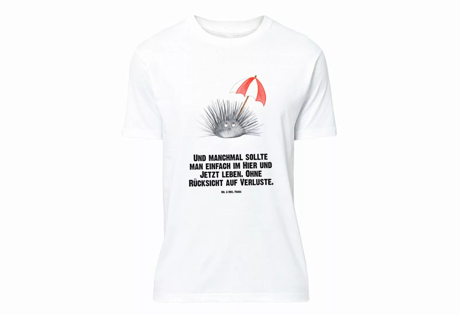 Mr. & Mrs. Panda T-Shirt Seeigel - Weiß - Geschenk, Junggesellenabschied, L günstig online kaufen