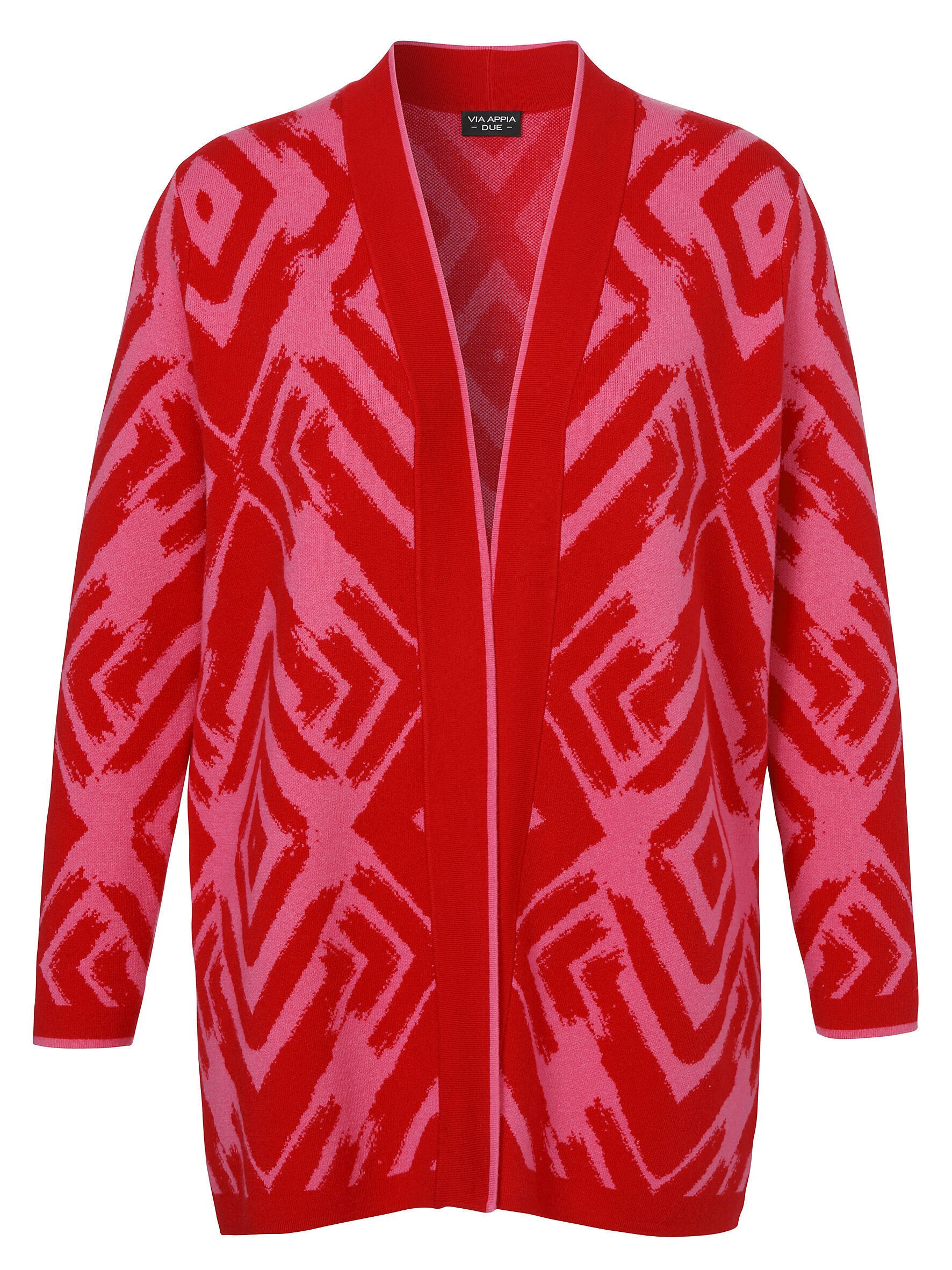 VIA APPIA DUE Cardigan mit Allover-Muster günstig online kaufen