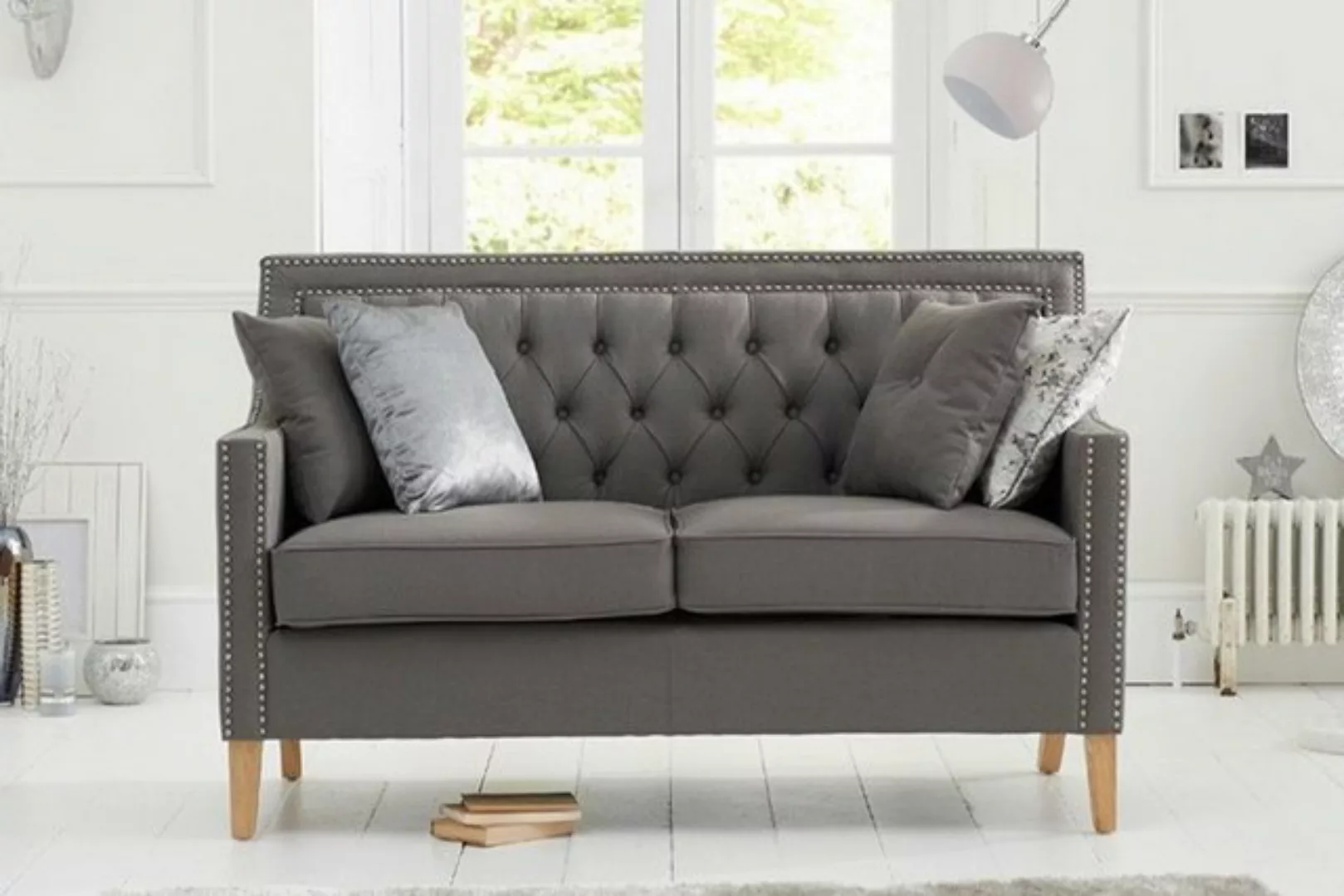 JVmoebel Sofa Chesterfield Sofa Couchen Polster Garnitur Zweisitzer, Made i günstig online kaufen