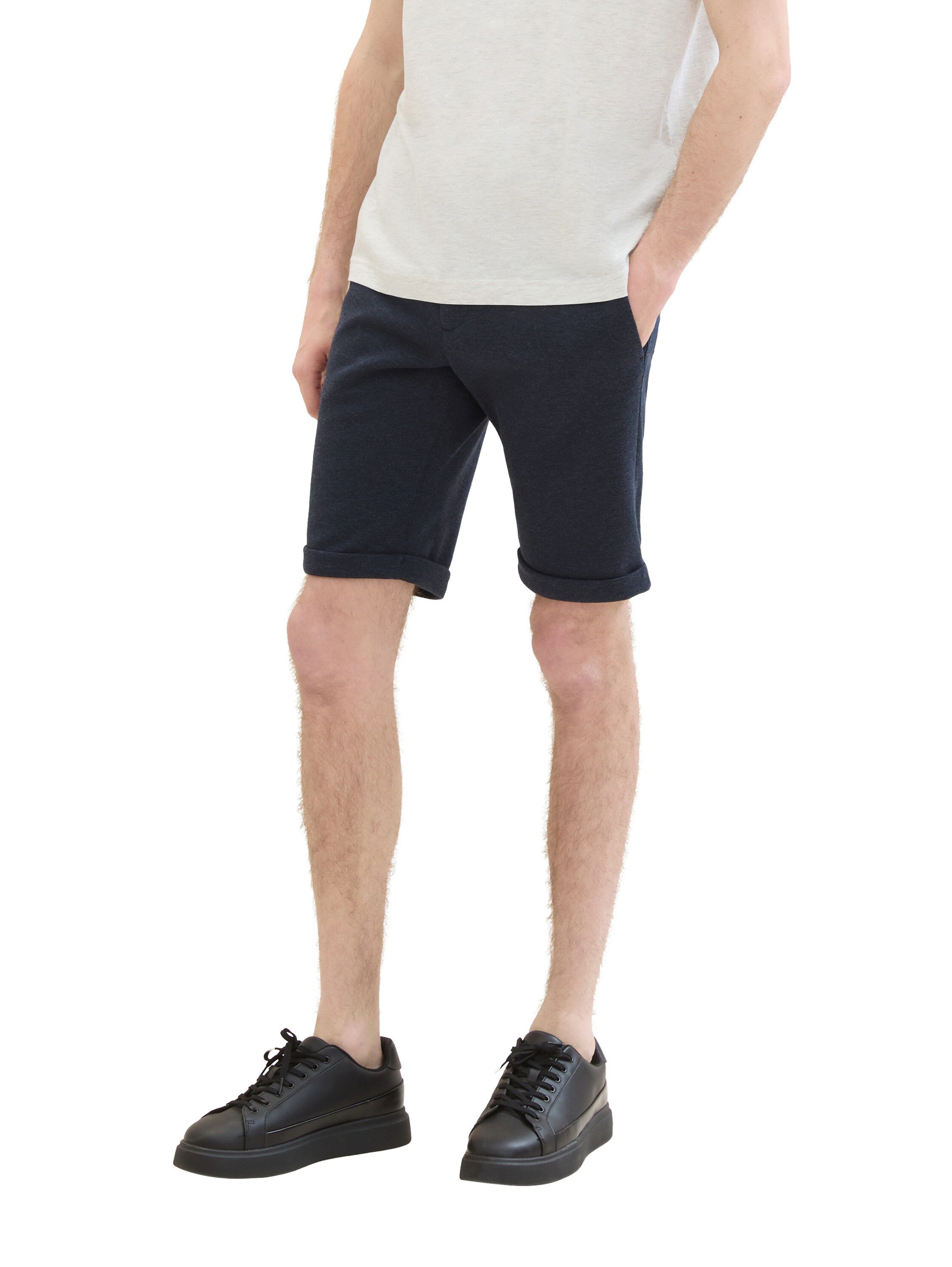TOM TAILOR Bermudas Sommerhose mit Melange günstig online kaufen
