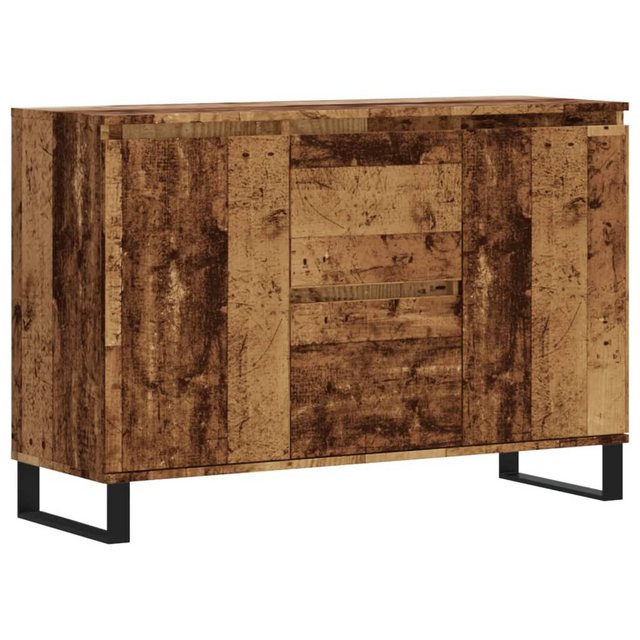 vidaXL Badezimmerspiegelschrank Sideboard Altholz-Optik 104x35x70 cm Holzwe günstig online kaufen