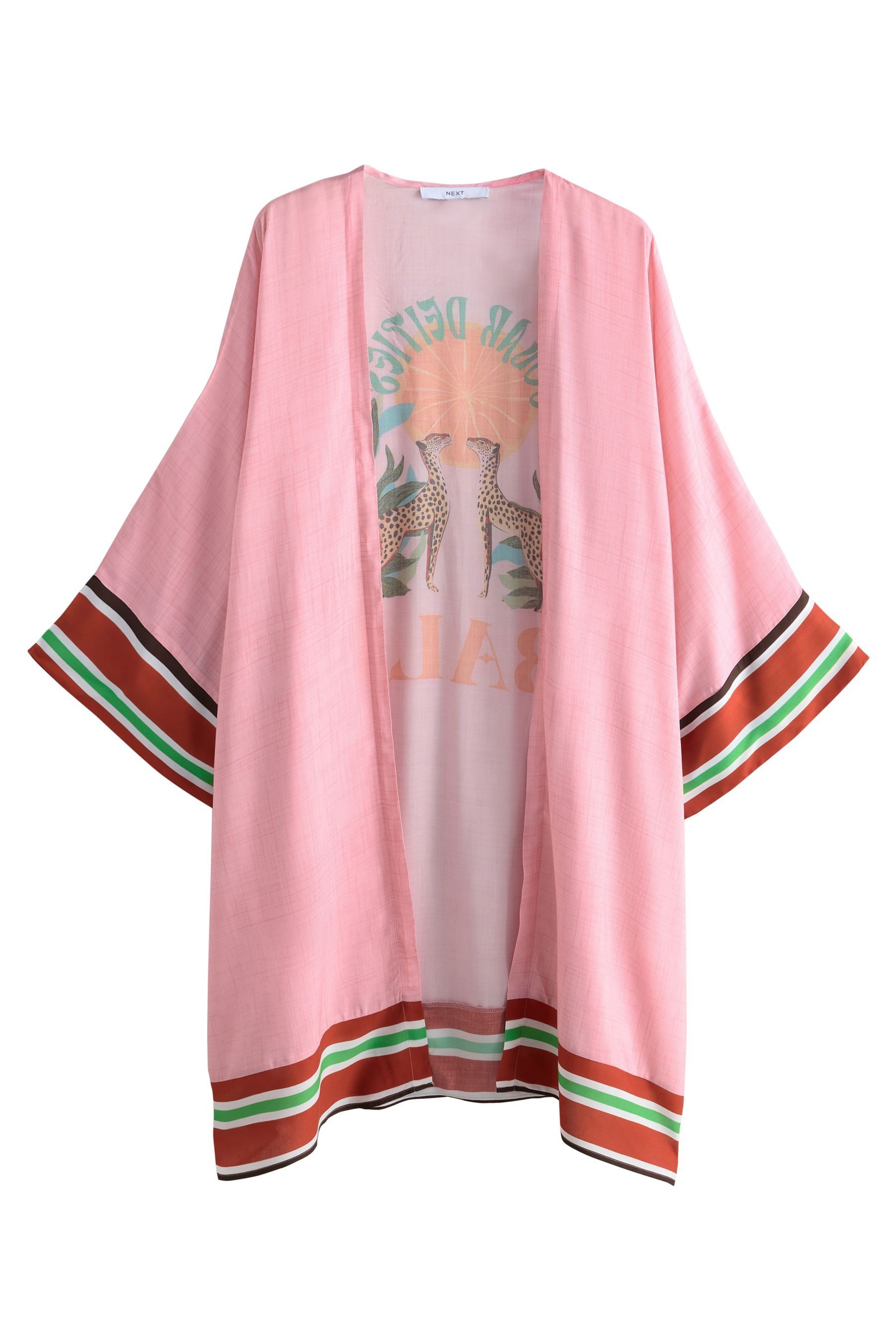 Next Strandkleid Lange Kimono-Jacke (1-tlg) günstig online kaufen