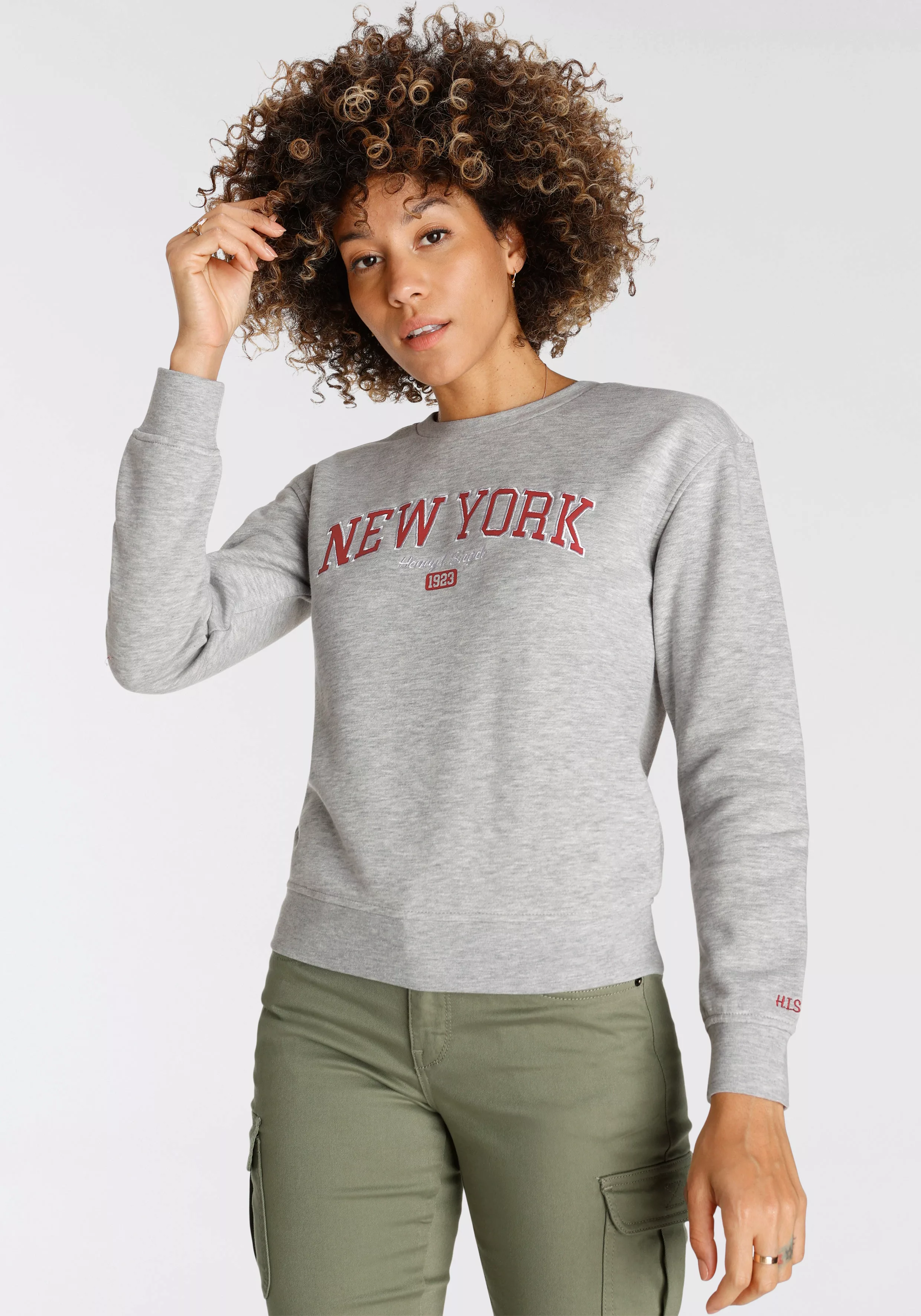 H.I.S Sweatshirt, mit trendigem Print auf der Brust günstig online kaufen