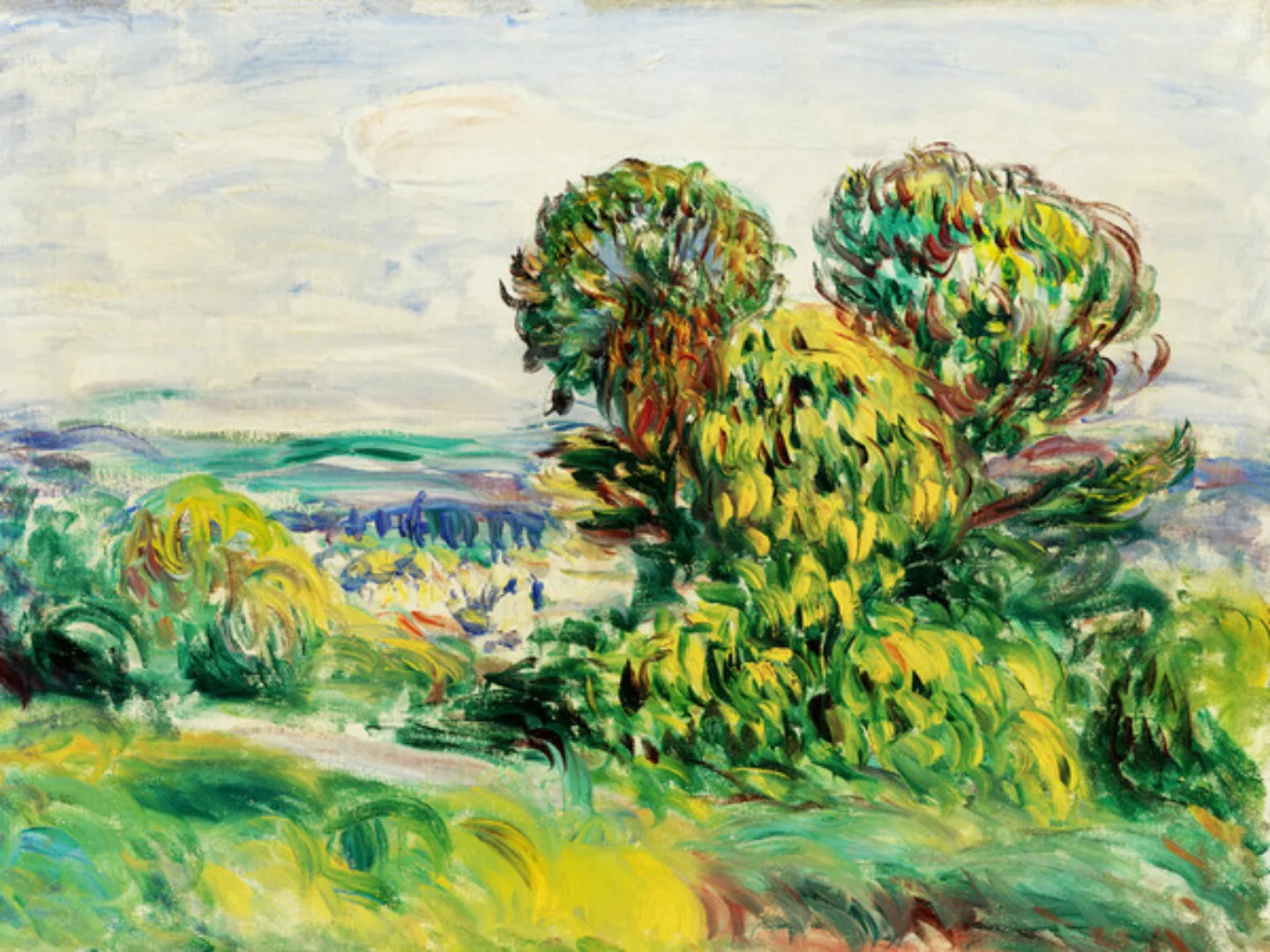 Poster / Leinwandbild - Pierre-auguste Renoir: Landschaft günstig online kaufen