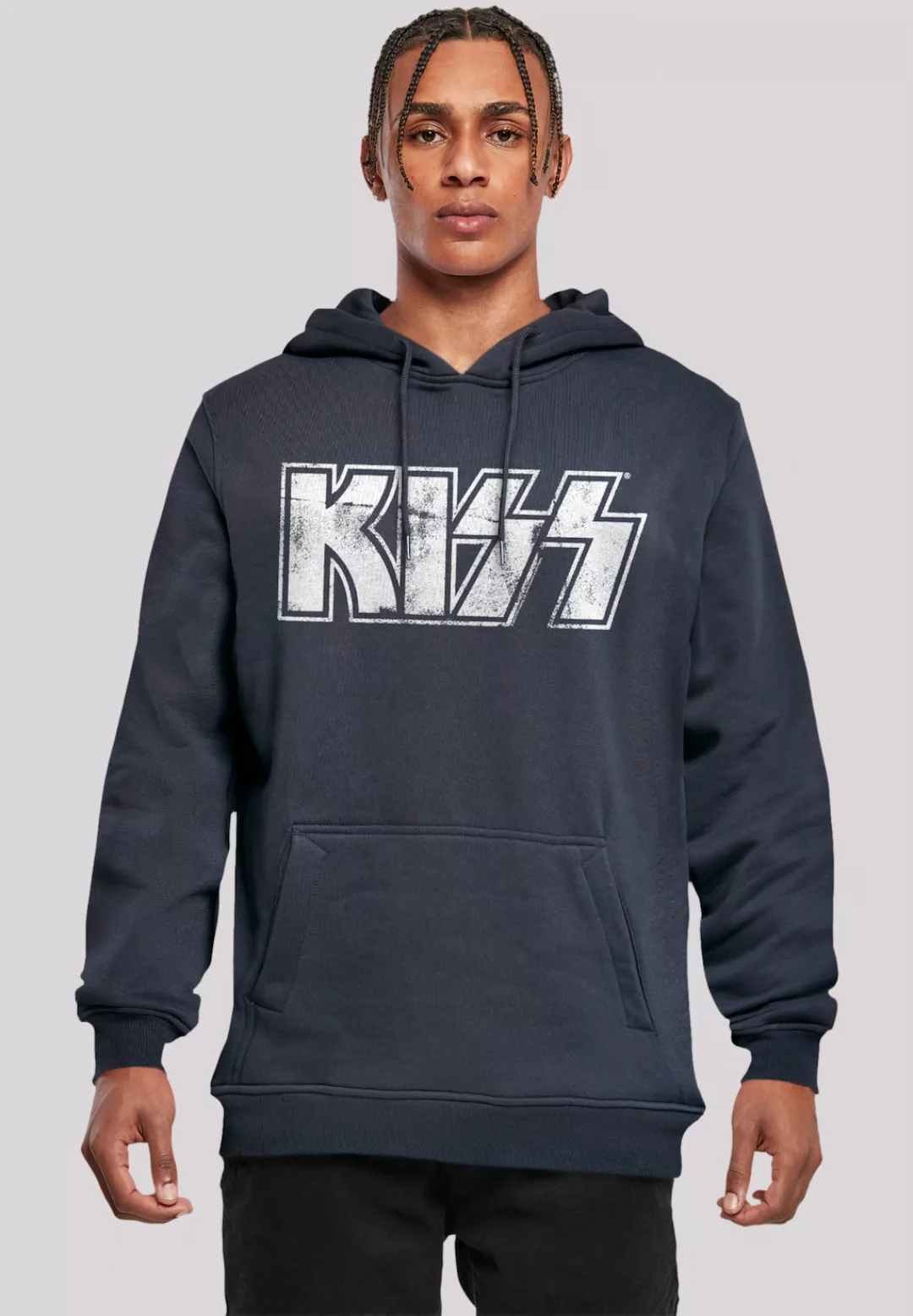 F4NT4STIC Kapuzenpullover "Kiss Rock Music Band Vintage Logo", Premium Qual günstig online kaufen