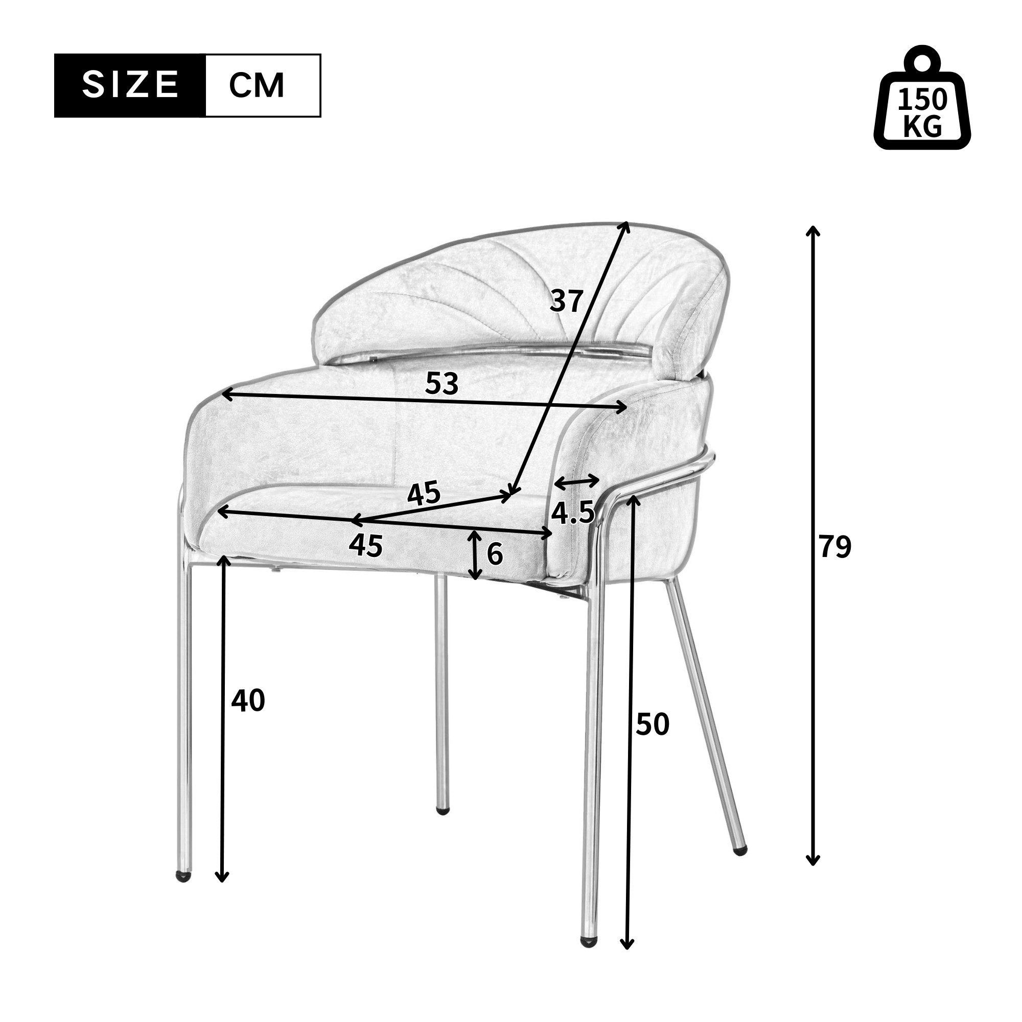 Flieks Polsterstuhl (6 St), 6er Set günstig online kaufen
