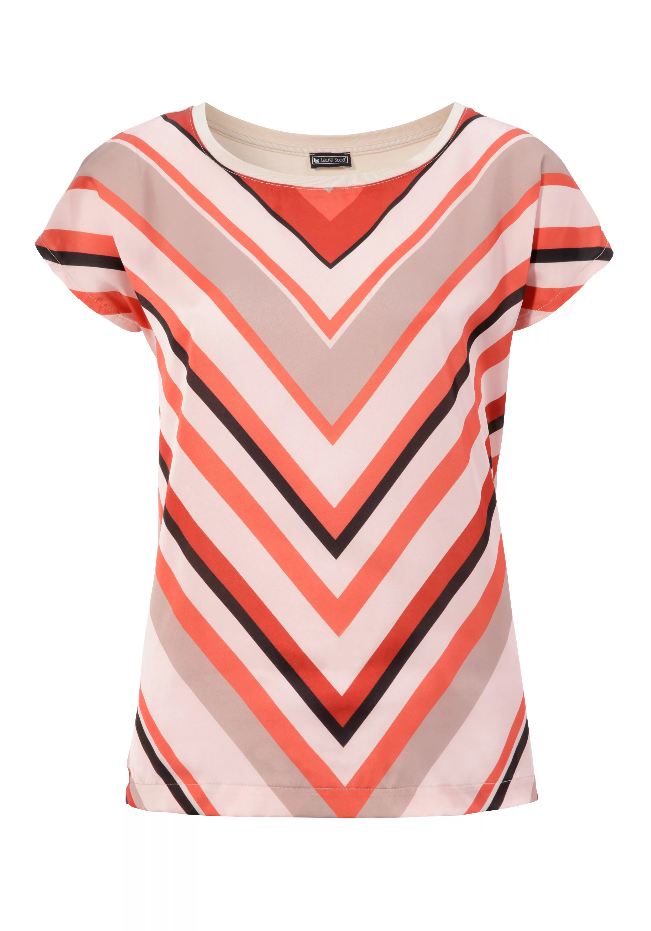 Laura Scott Shirtbluse aus glänzendem Satin günstig online kaufen