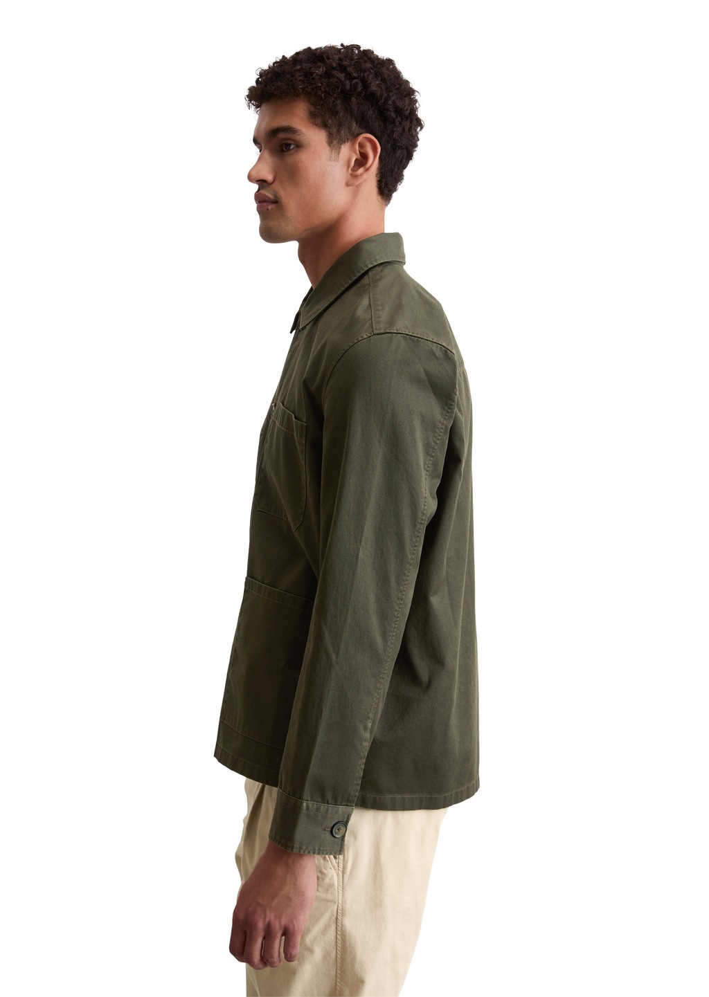 Marc OPolo Kurzjacke "aus hochwertigem Coated-Twill", ohne Kapuze günstig online kaufen