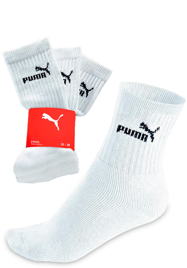 PUMA Freizeitsocken, (3 Paar), in strapazierfähiger Qualität günstig online kaufen