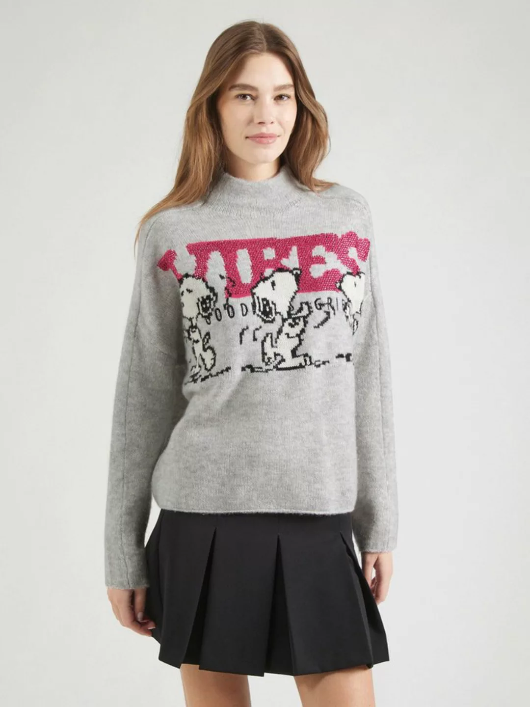 Frogbox Strickpullover Snoopy Vibes (1-tlg) Plain/ohne Details günstig online kaufen