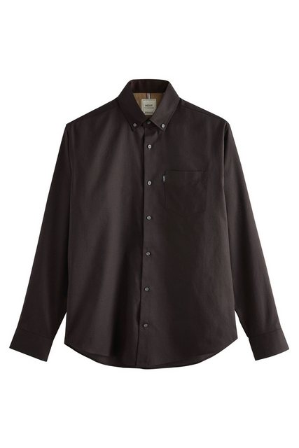 Next Langarmhemd Pflegeleichtes Button-Down-Oxford-Hemd (1-tlg) günstig online kaufen