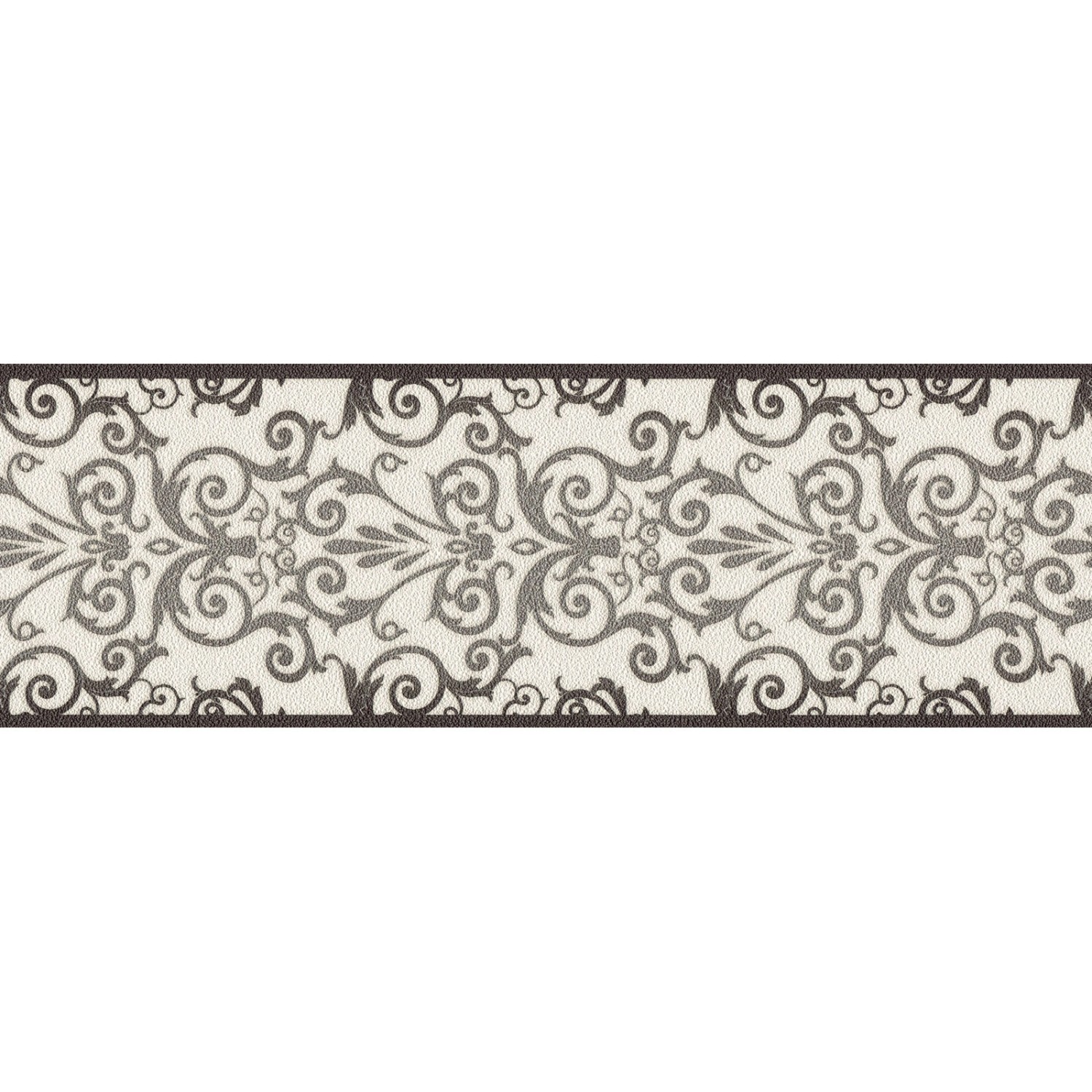 Bricoflor Tapeten Bordüre in Schwarz und Weiß Ornament Tapete im Vintage St günstig online kaufen