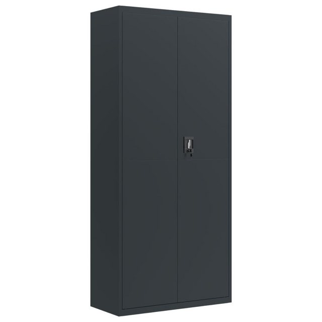 furnicato Aktenschrank Anthrazit 90x40x200 cm Stahl (1-St) günstig online kaufen