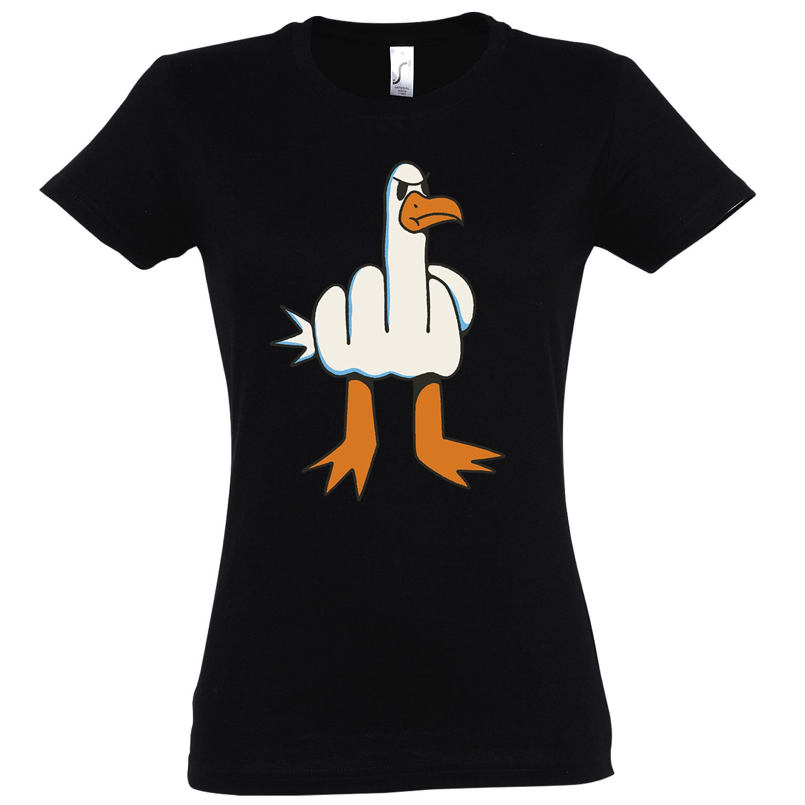 Youth Designz Print-Shirt Möwe Finger Damen günstig online kaufen