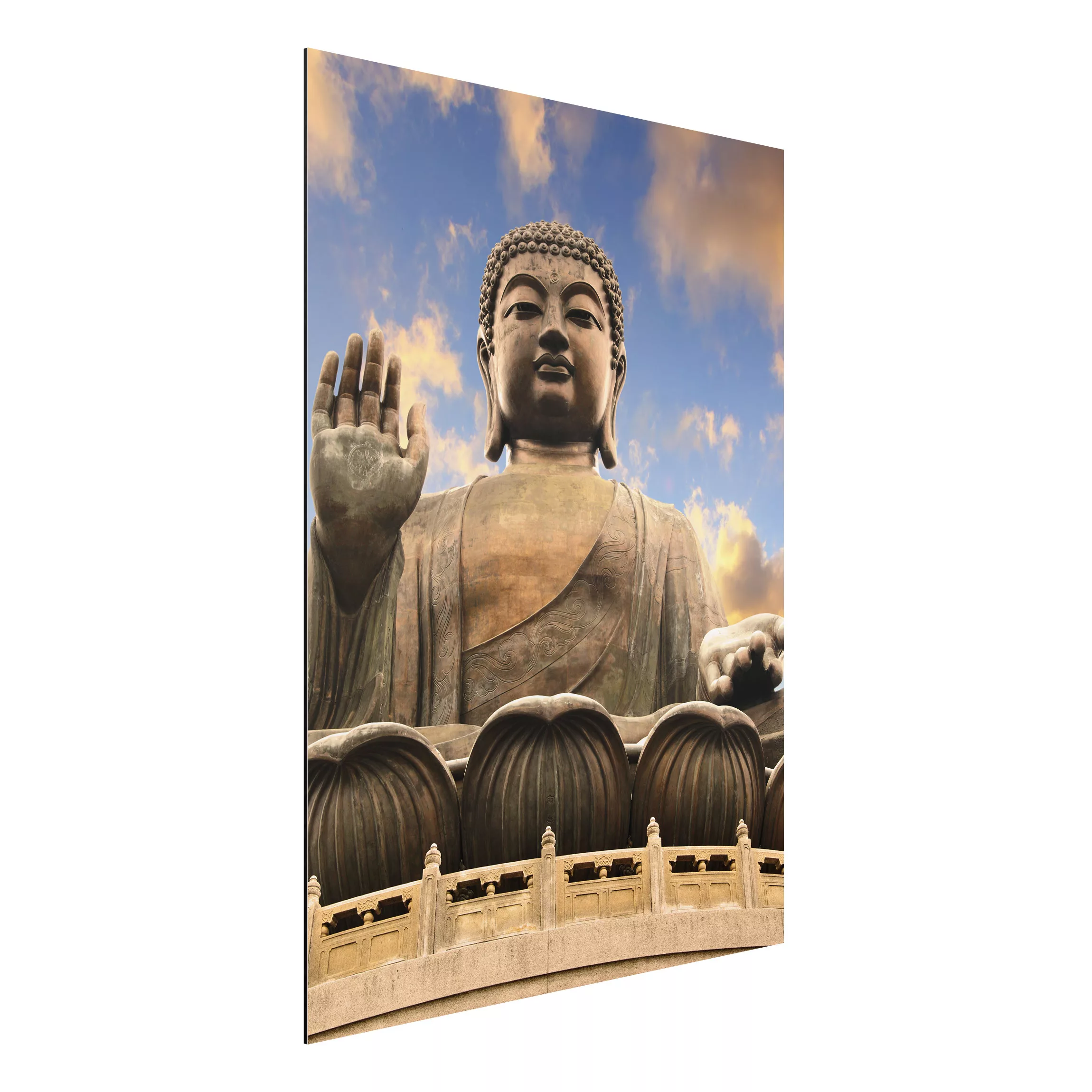 Alu-Dibond Bild - Hochformat 3:4 Großer Buddha günstig online kaufen