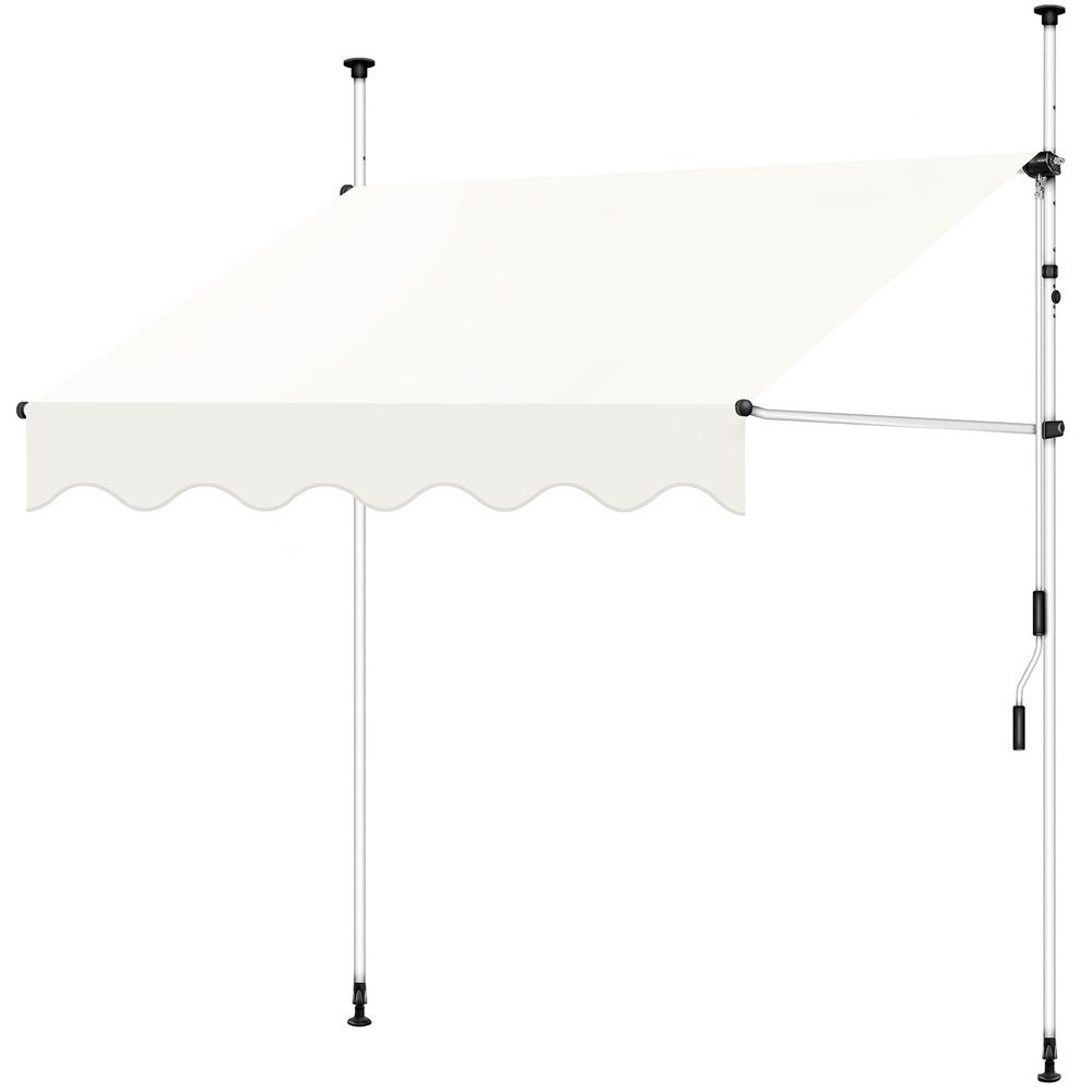 Melko Klemmmarkise Klemmmarkise mit LED Sonnenschutz günstig online kaufen