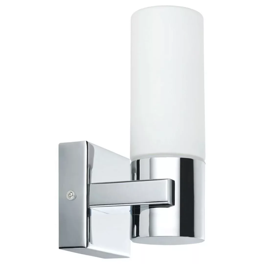 Wandleuchten Gemini 20W 2er Pack Chrom, Satin, Metall, Glas IP44 günstig online kaufen