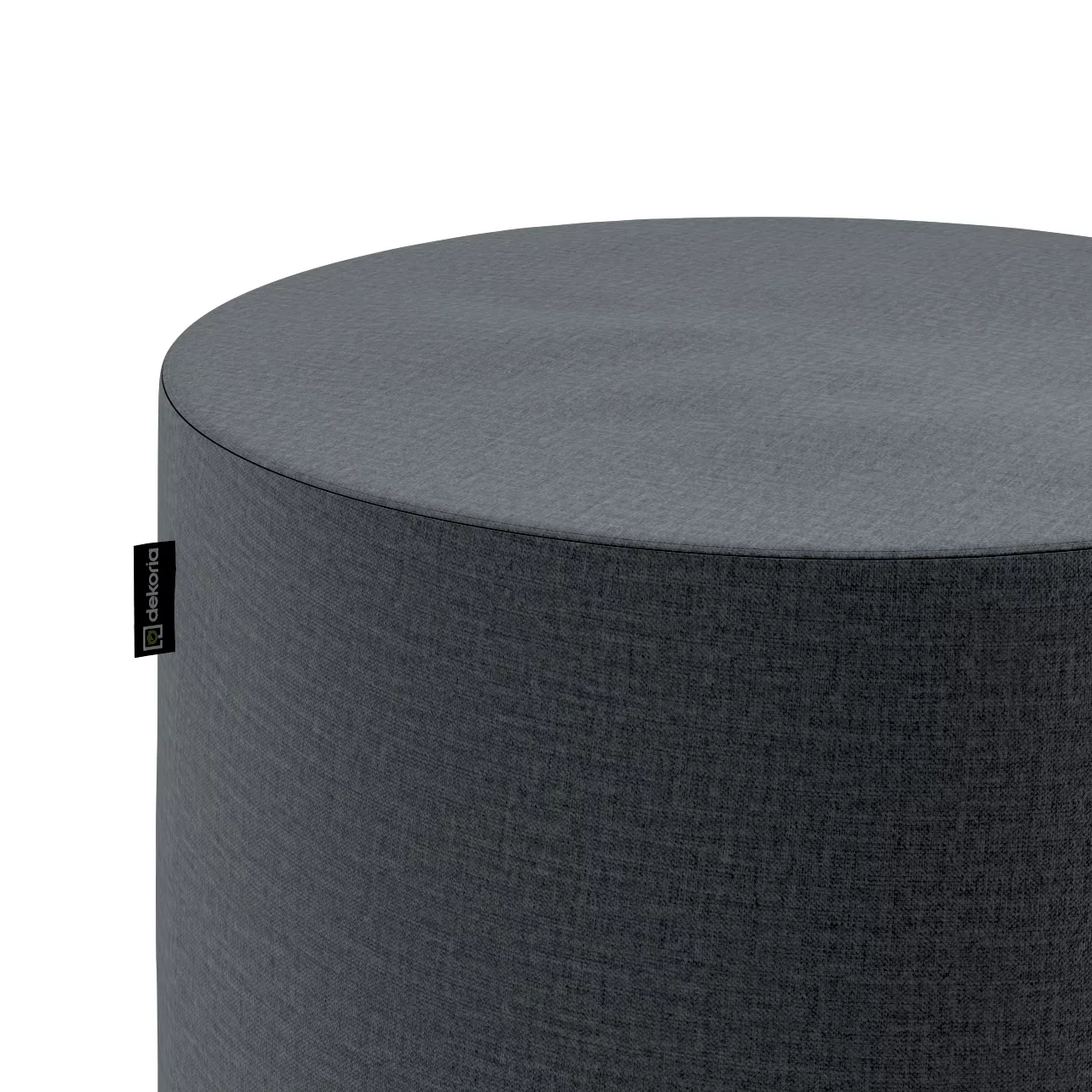 Pouf Barrel, graphite, ø40 cm x 40 cm, Ingrid (705-43) günstig online kaufen