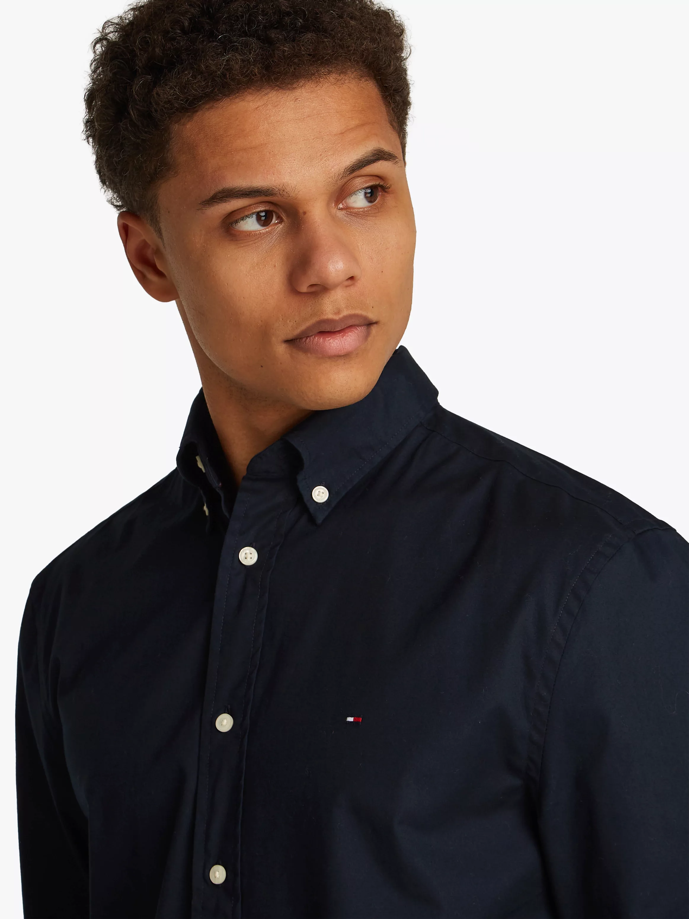 Tommy Hilfiger Langarmhemd "CORE FLEX POPLIN SOLID RF SHIRT" günstig online kaufen