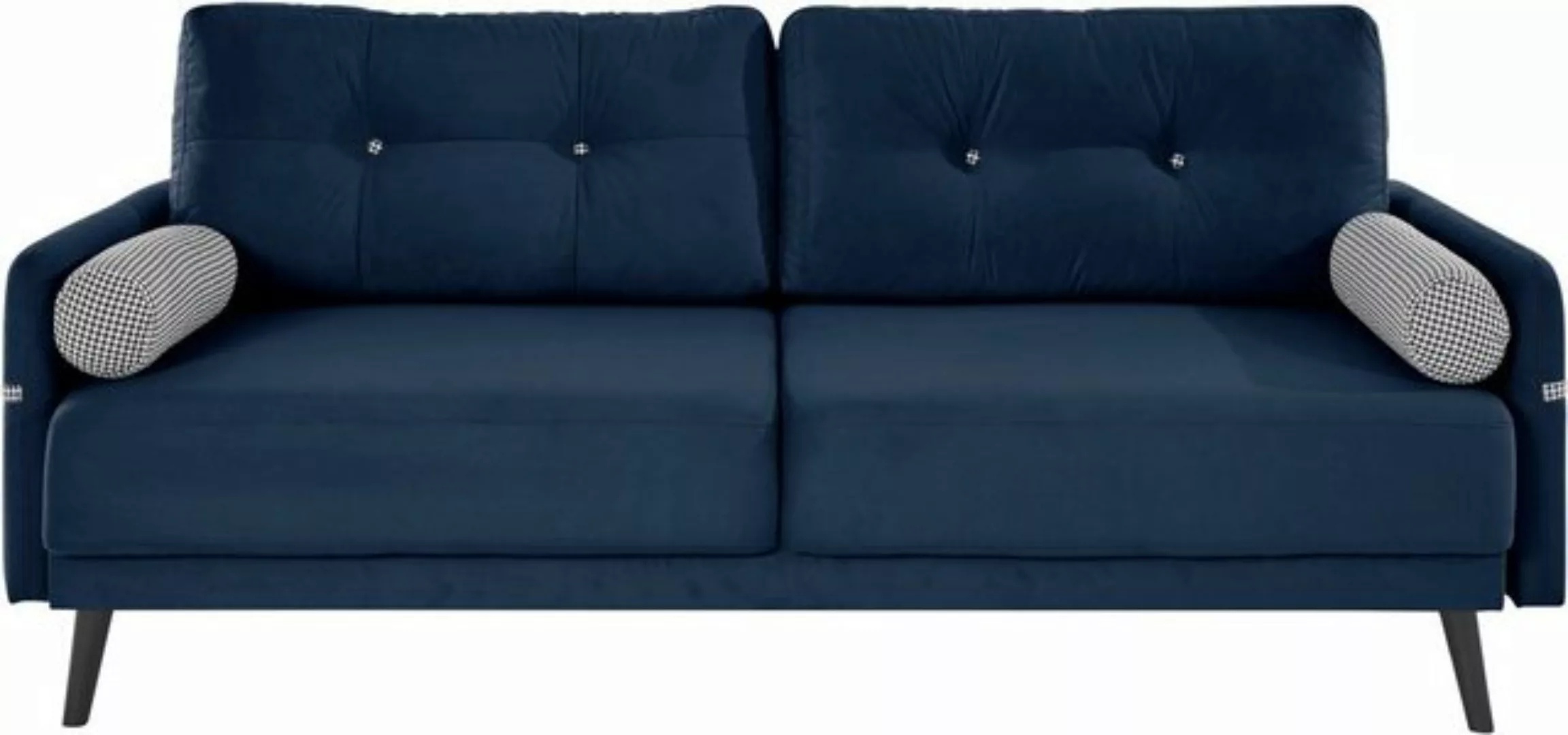 INOSIGN Schlafsofa "Emily", incl. Bettfunktion und Bettkasten, Seitentache günstig online kaufen