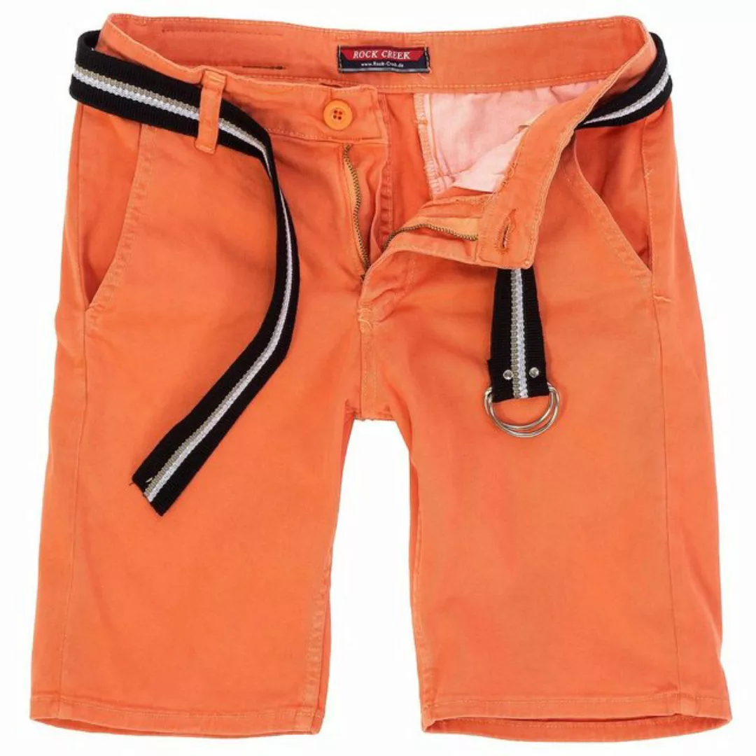 Rock Creek Chinoshorts Herren Chino Shorts mit Gürtel RC-2133 günstig online kaufen