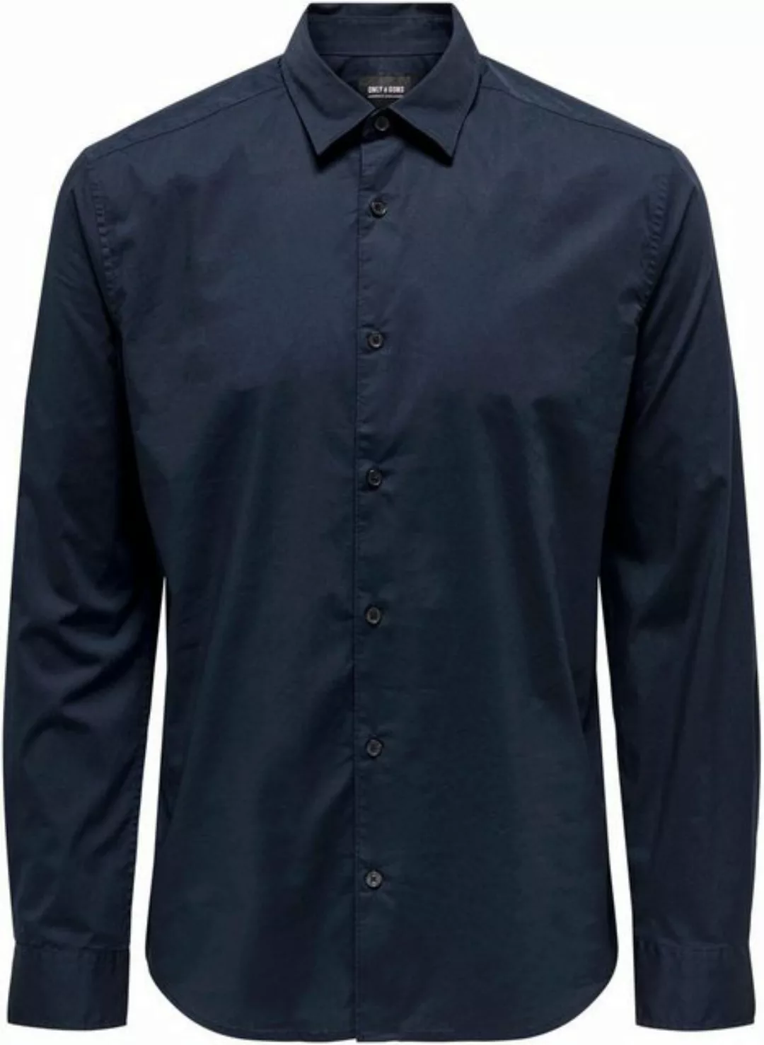 ONLY & SONS Langarmhemd ONSANDY SLIM EASY IRON POPLIN SHIRT günstig online kaufen