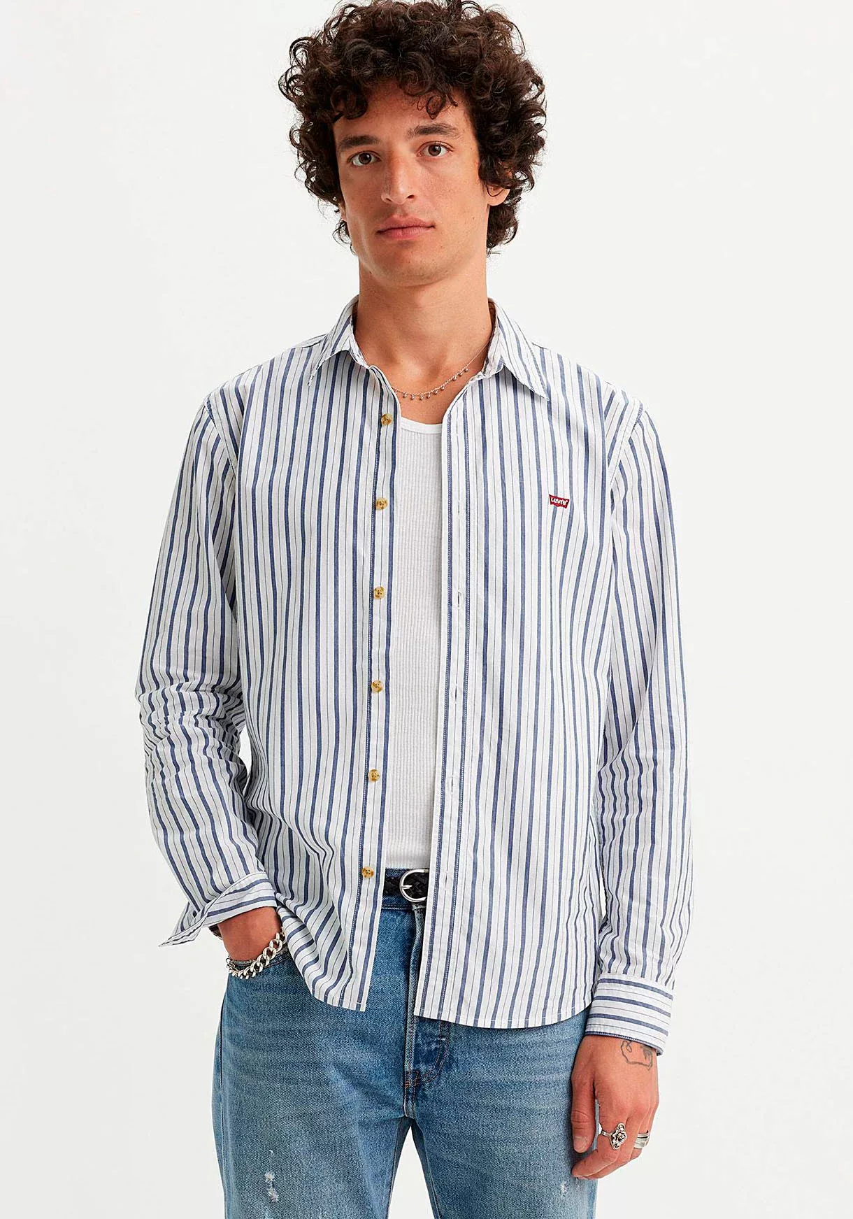 Levi's® Streifenhemd BATTERY HM SHIRT SLIM günstig online kaufen