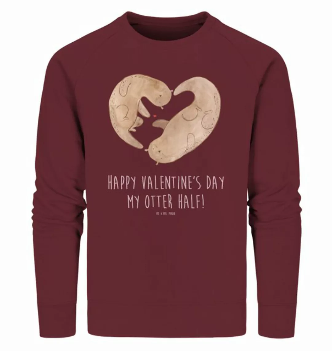 Mr. & Mrs. Panda Longpullover Größe S Otter Valentine - Burgundy - Geschenk günstig online kaufen